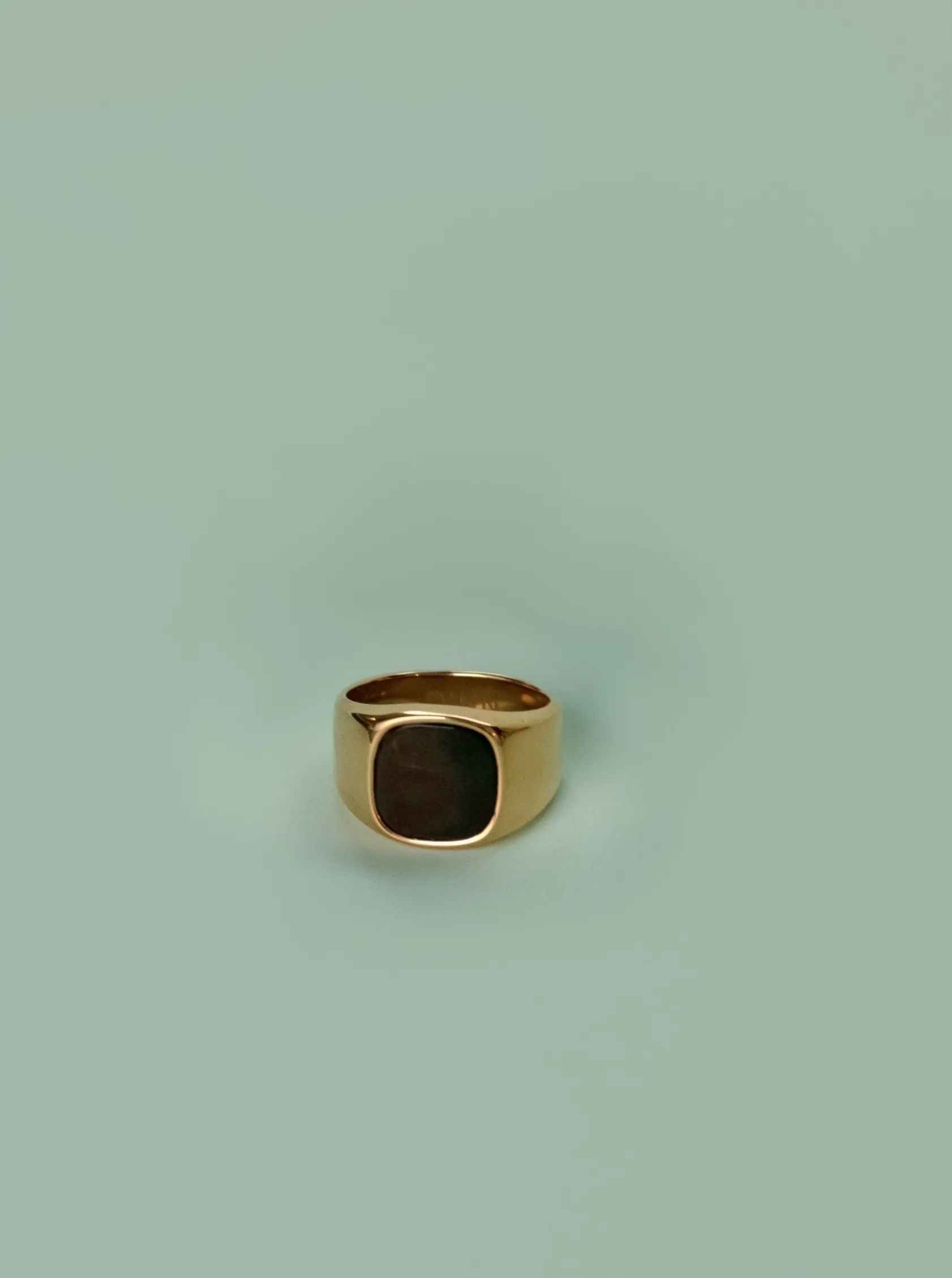14k Gold Black Onyx Ring Set
