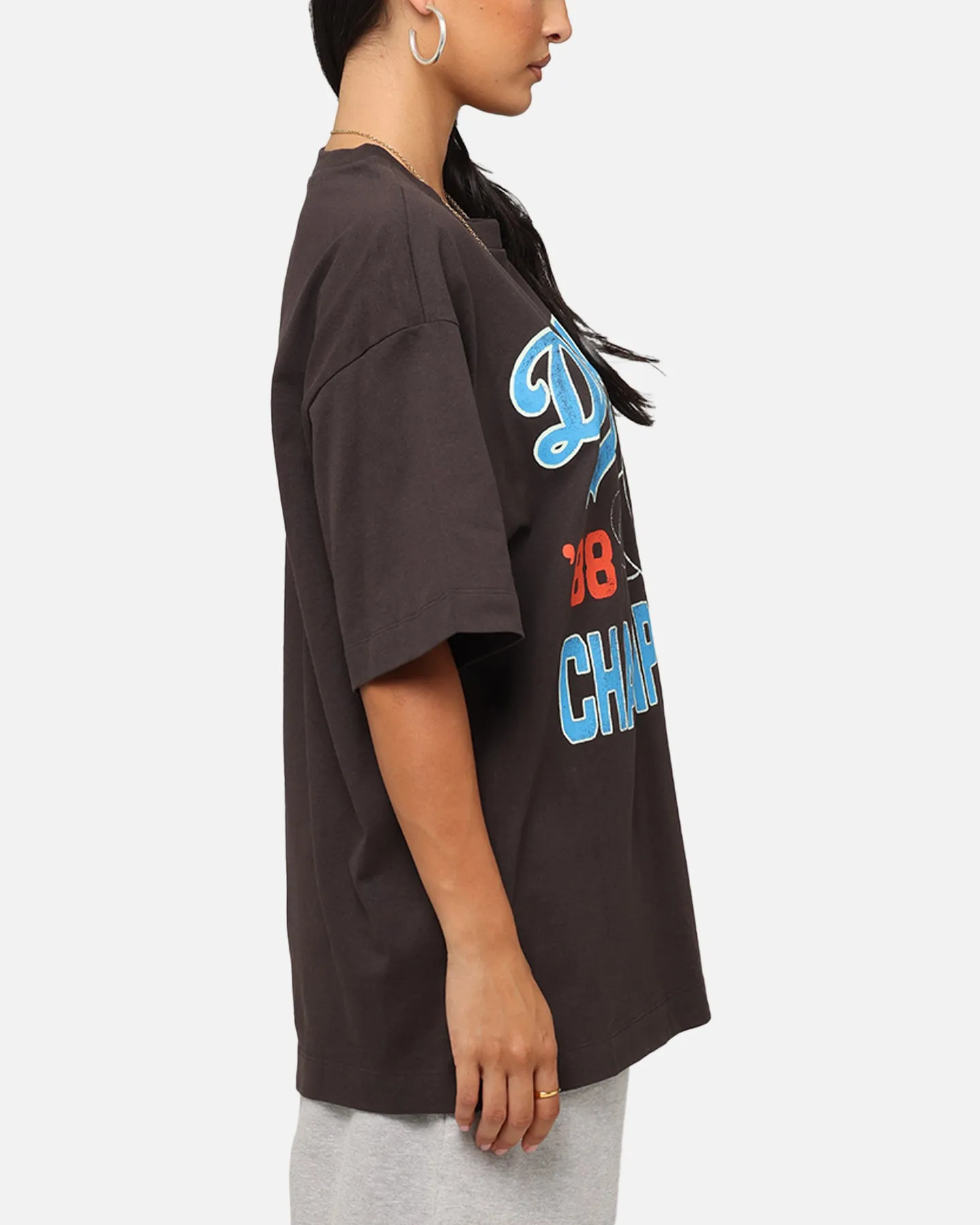 47 Brand Los Angeles Dodgers Sigma Foundation T-Shirt Dark Grey