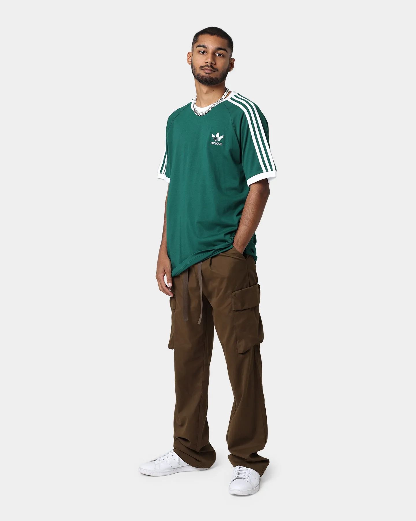 Adidas Adicolor Classic 3-Stripes T-Shirt Collegiate Green