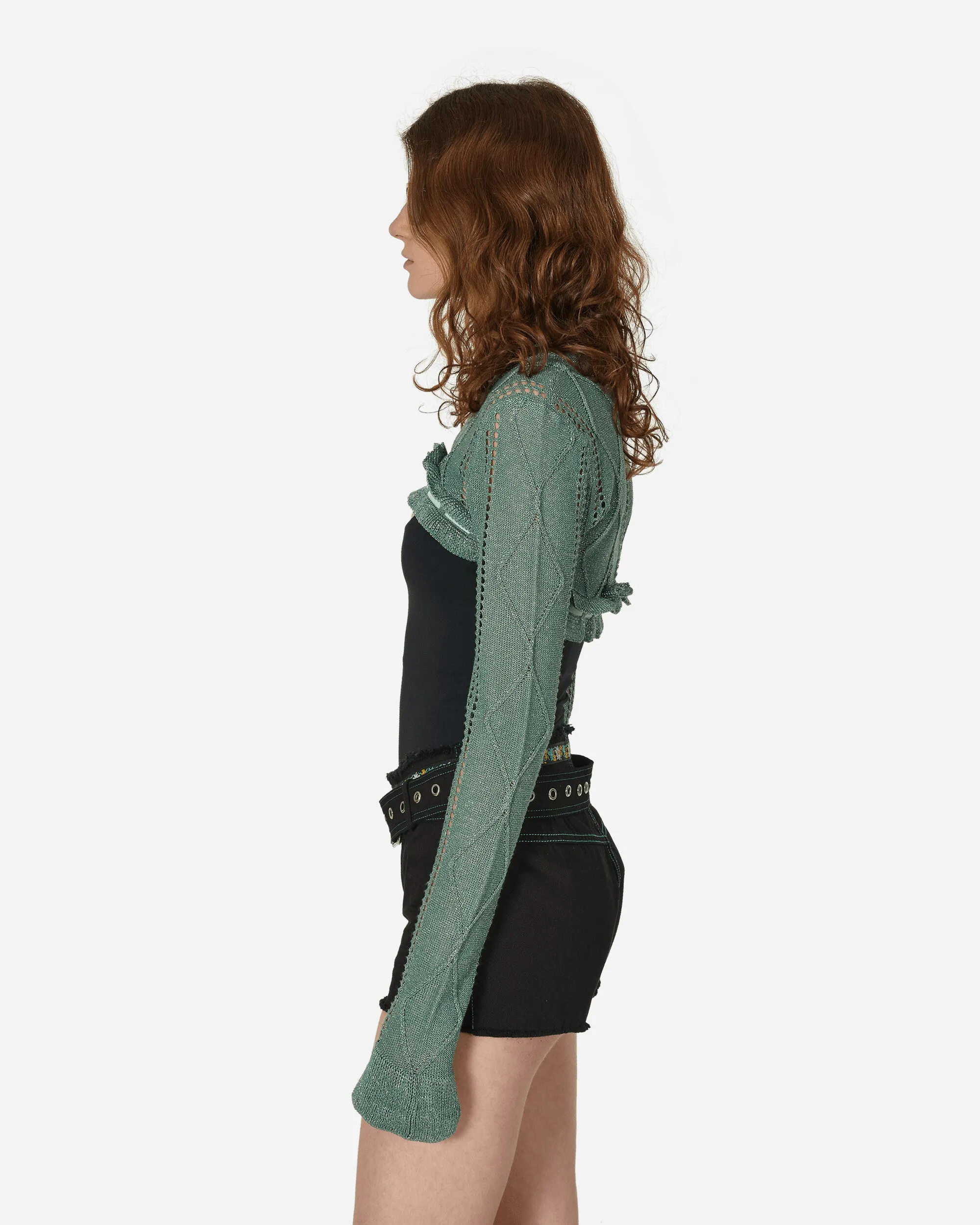 Annalisa Bolero Knit Green