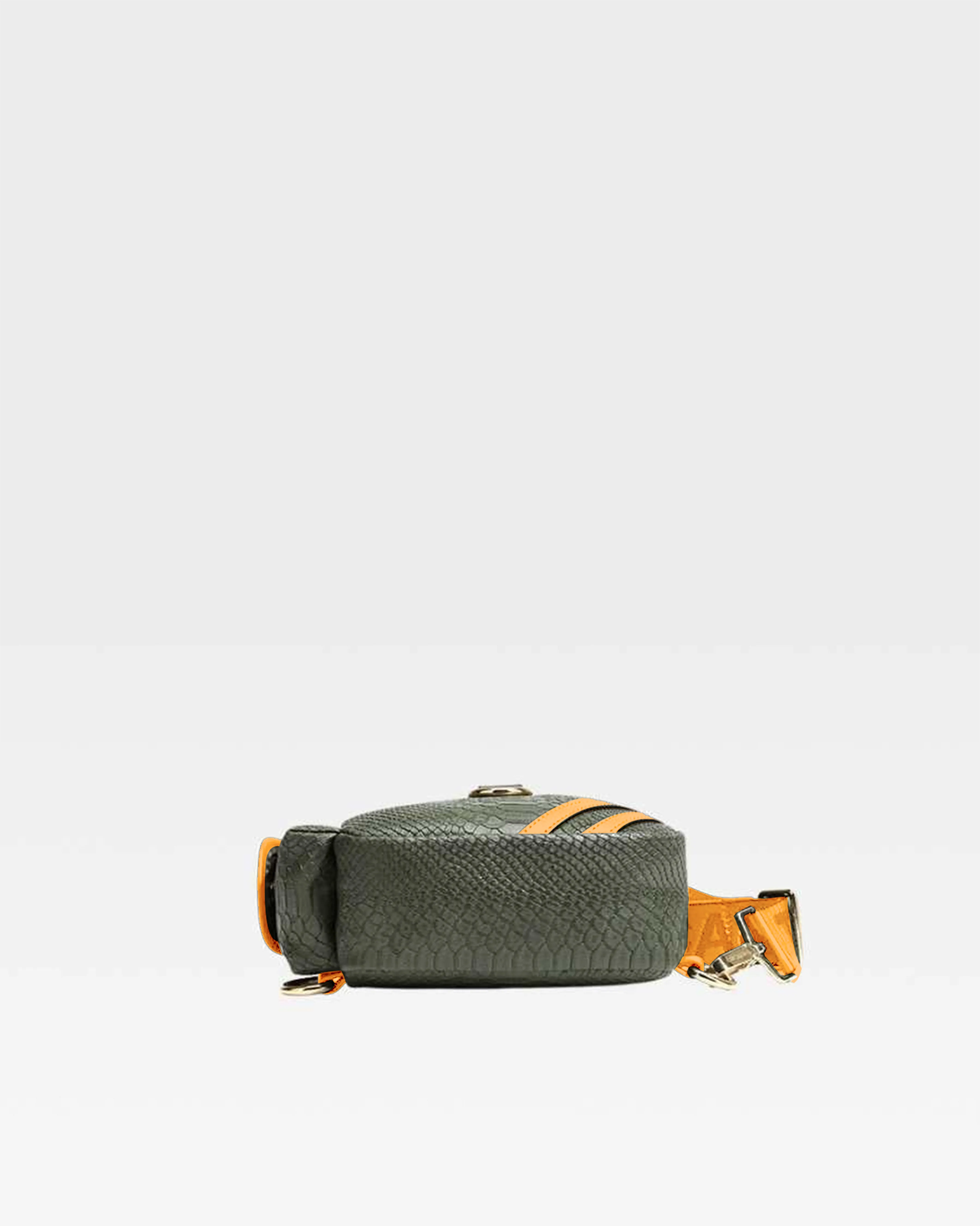 Apollo 1 Tear Drop Crossbody Bag in Olive & Yellow