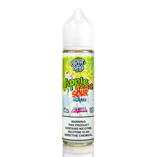 Apple Peach Sour on Ice - The Finest E-Juice (60 ml)