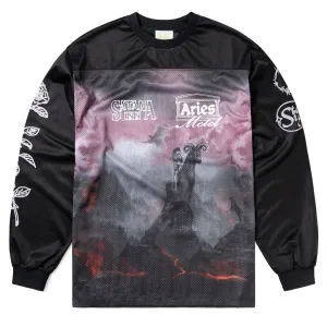 Aries Ramscape Airtex LS Tee Black