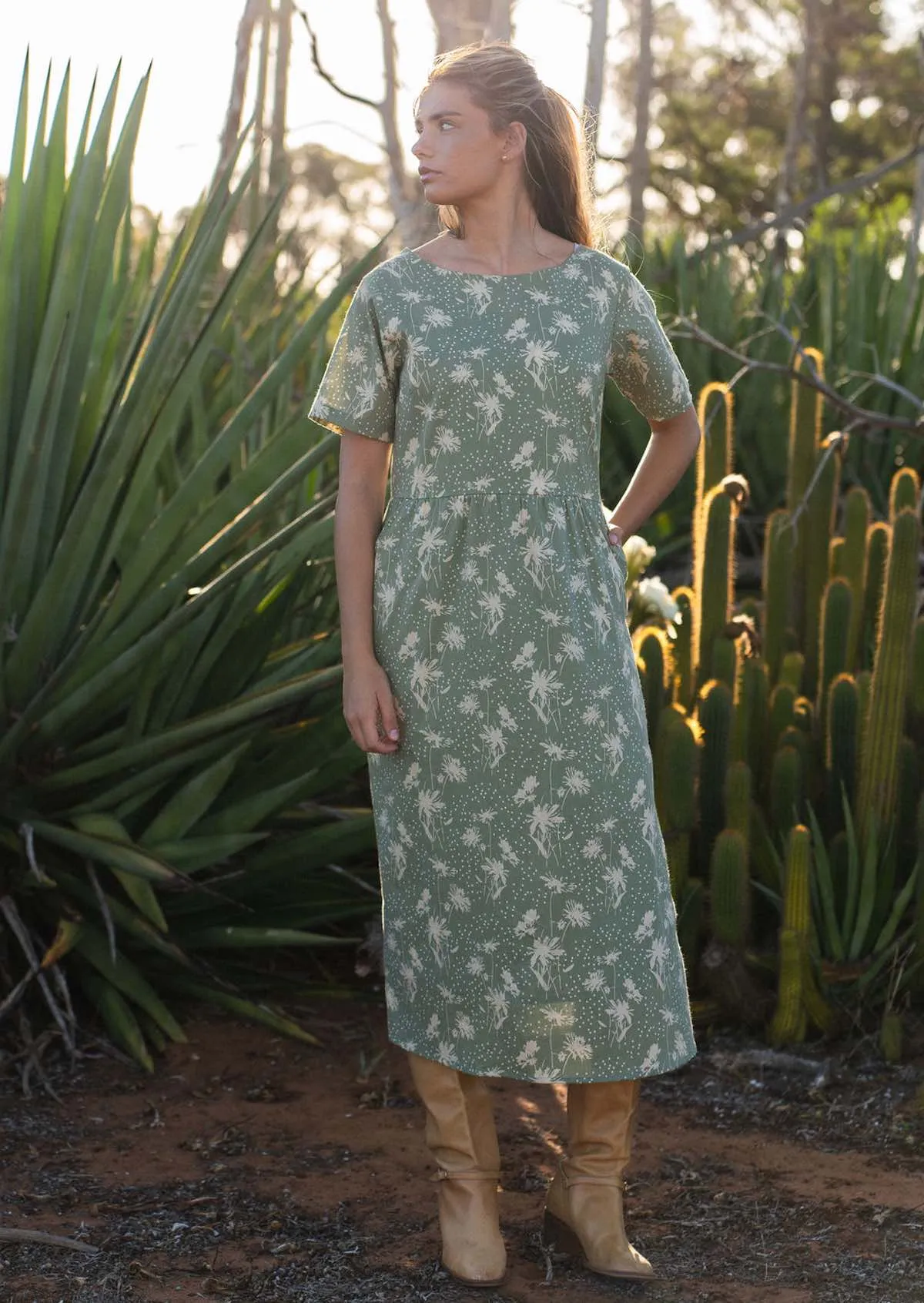 August Dress Cascade