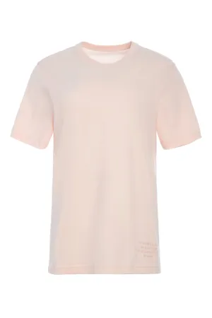 Bandeira T-Shirt in Pale Blush Fine Cotton Jersey