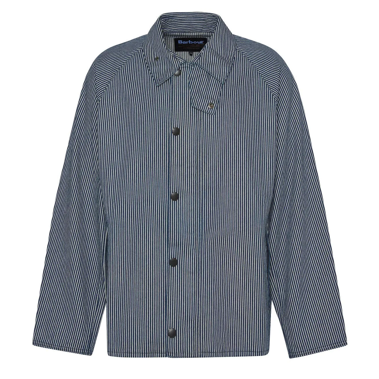 Barbour Transport Stripe Casual Jacket Indigo Stripe
