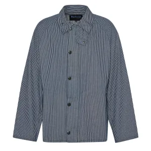 Barbour Transport Stripe Casual Jacket Indigo Stripe