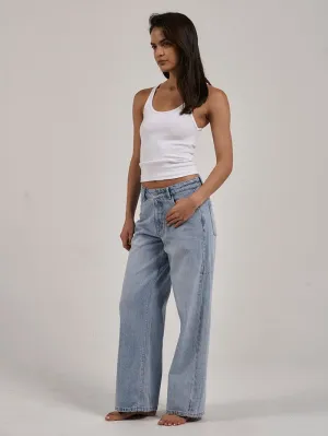 Billie Low Rise Baggy Jean - Ash Blue