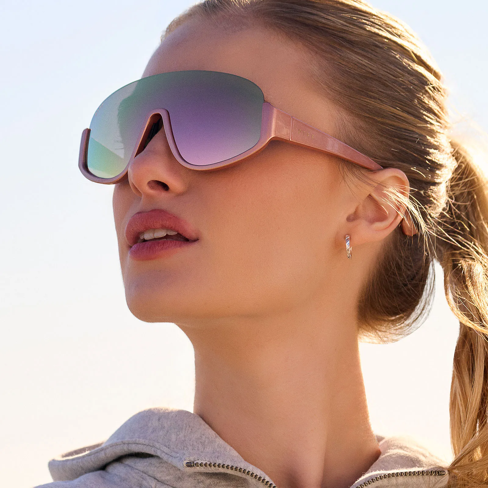 BLAZER - ROSE GOLD   PEACH MIRROR   POLARIZED SUNGLASSES