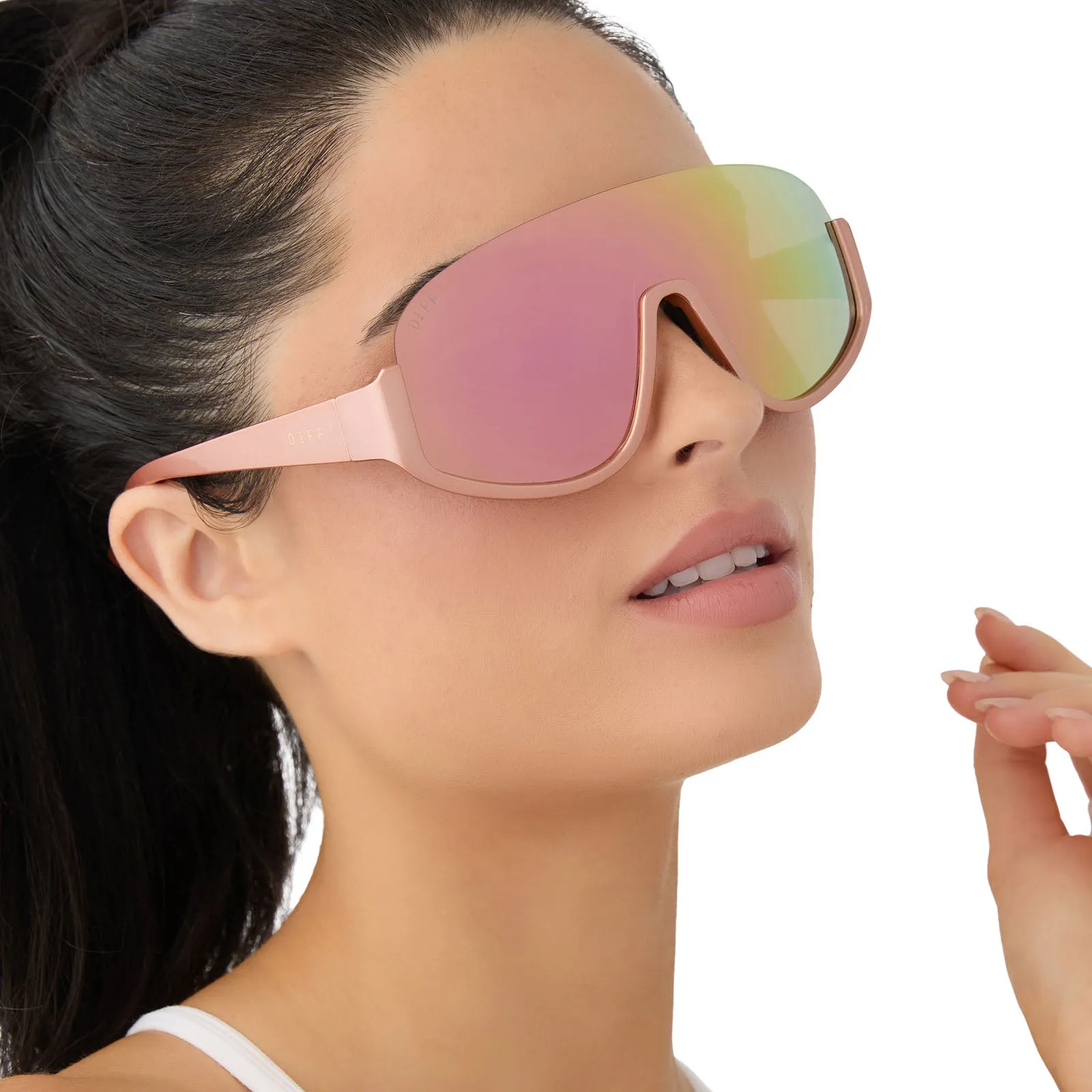 BLAZER - ROSE GOLD   PEACH MIRROR   POLARIZED SUNGLASSES