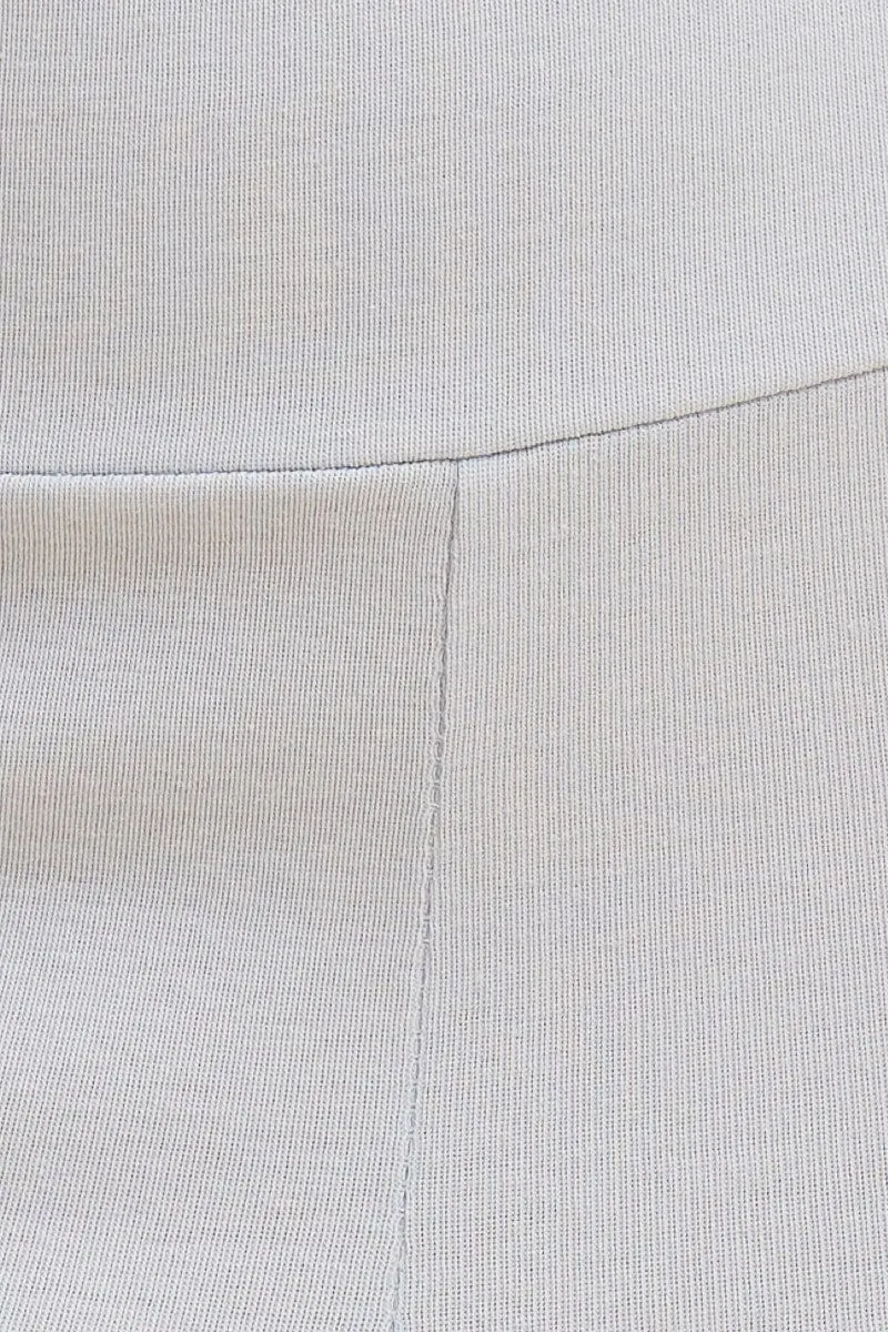 Blue Cotton Legging Stretch Full Length