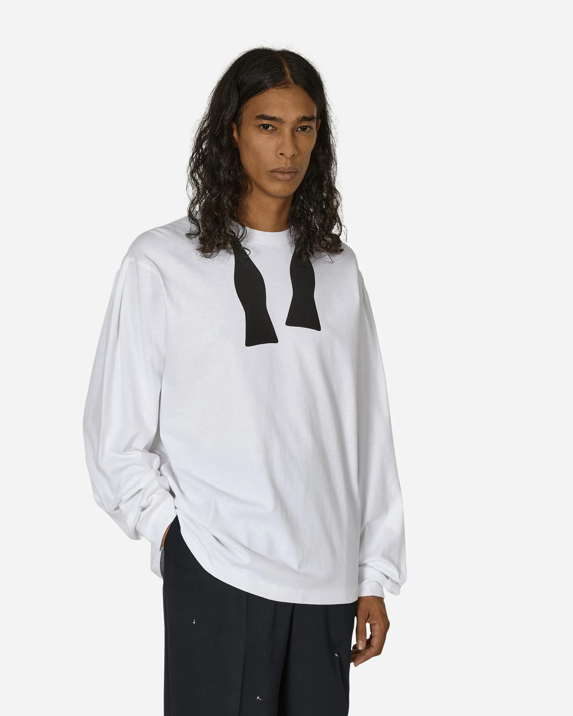 Bow Tie Longsleeve T-Shirt White