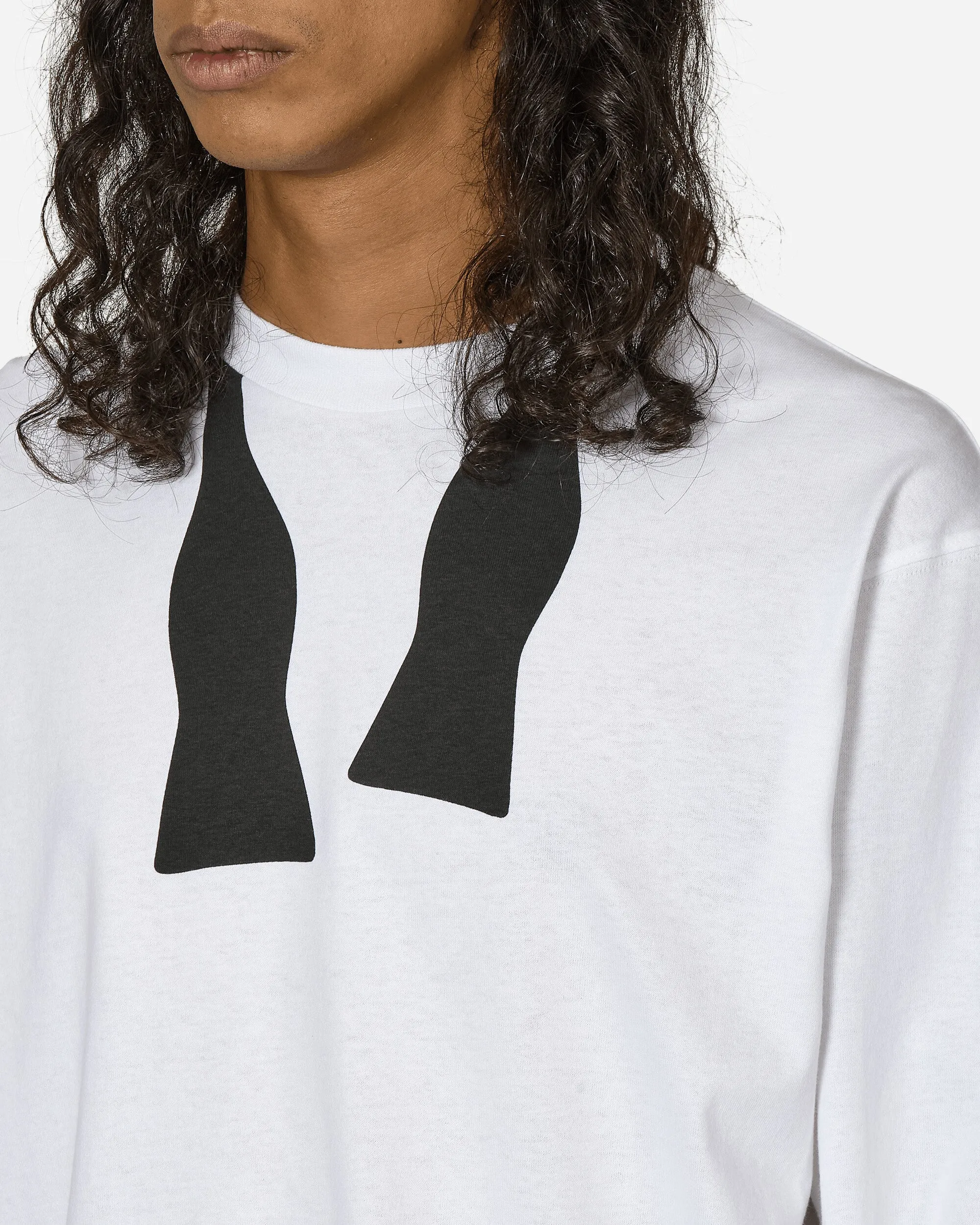 Bow Tie Longsleeve T-Shirt White