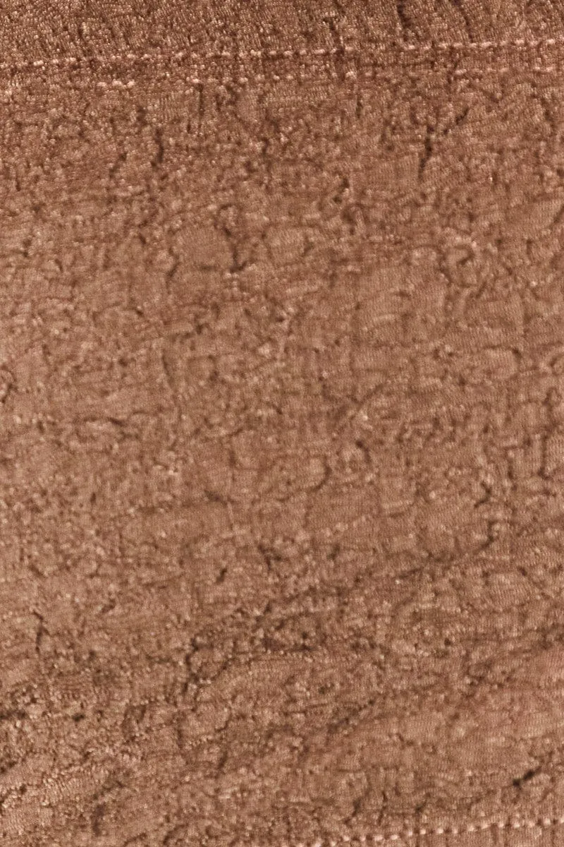 Brown Bandeau Top Textured