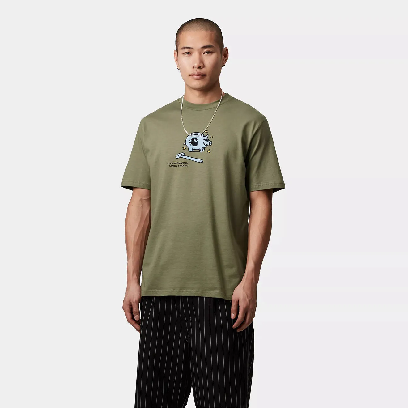 Carhartt WIP S/S Piggybank T-Shirt Dollar Green