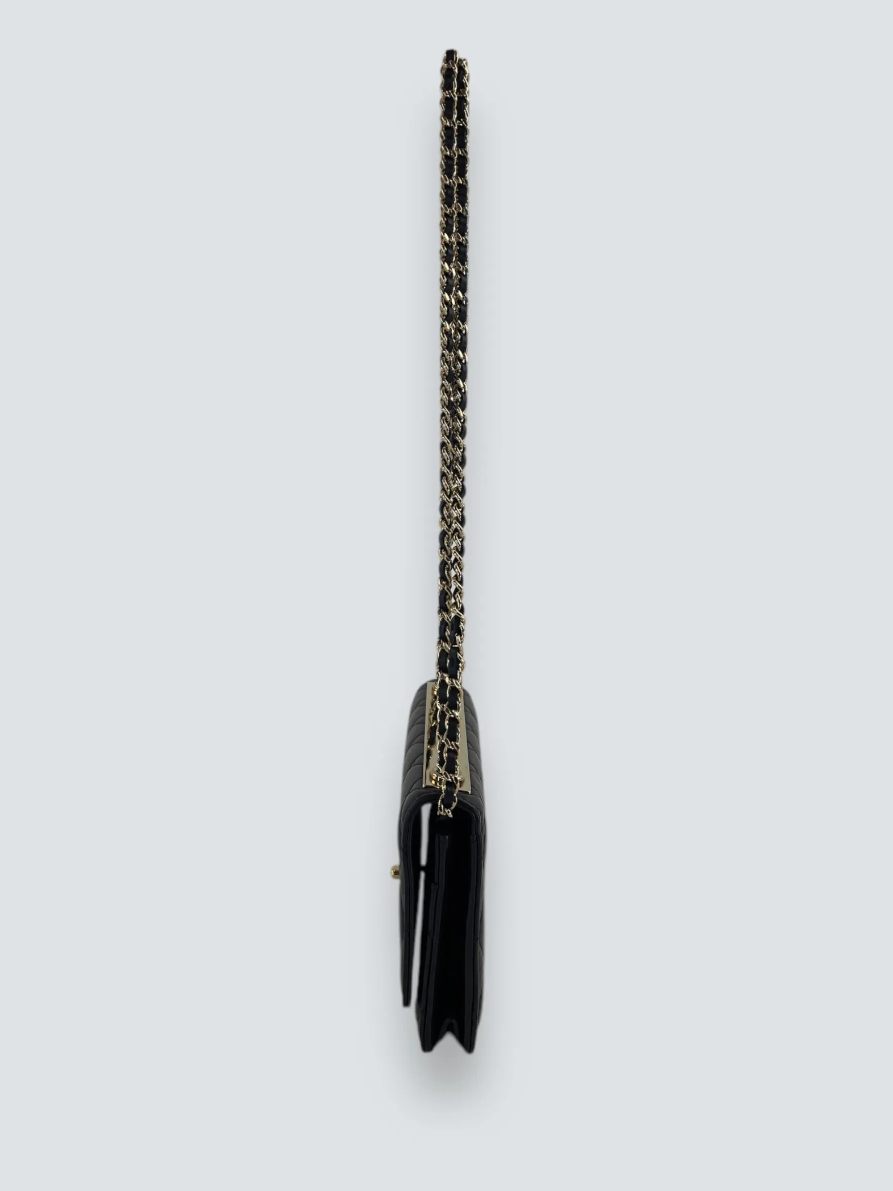 Chanel Black Lambskin Leather Trendy WOC