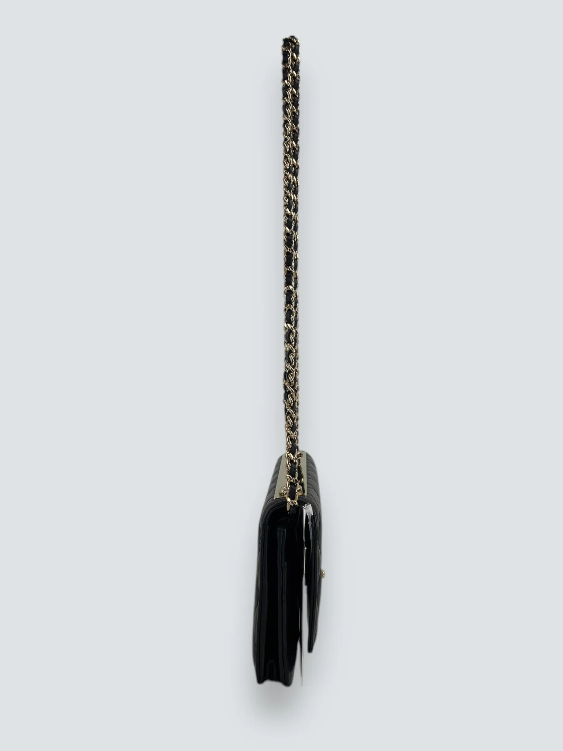 Chanel Black Lambskin Leather Trendy WOC
