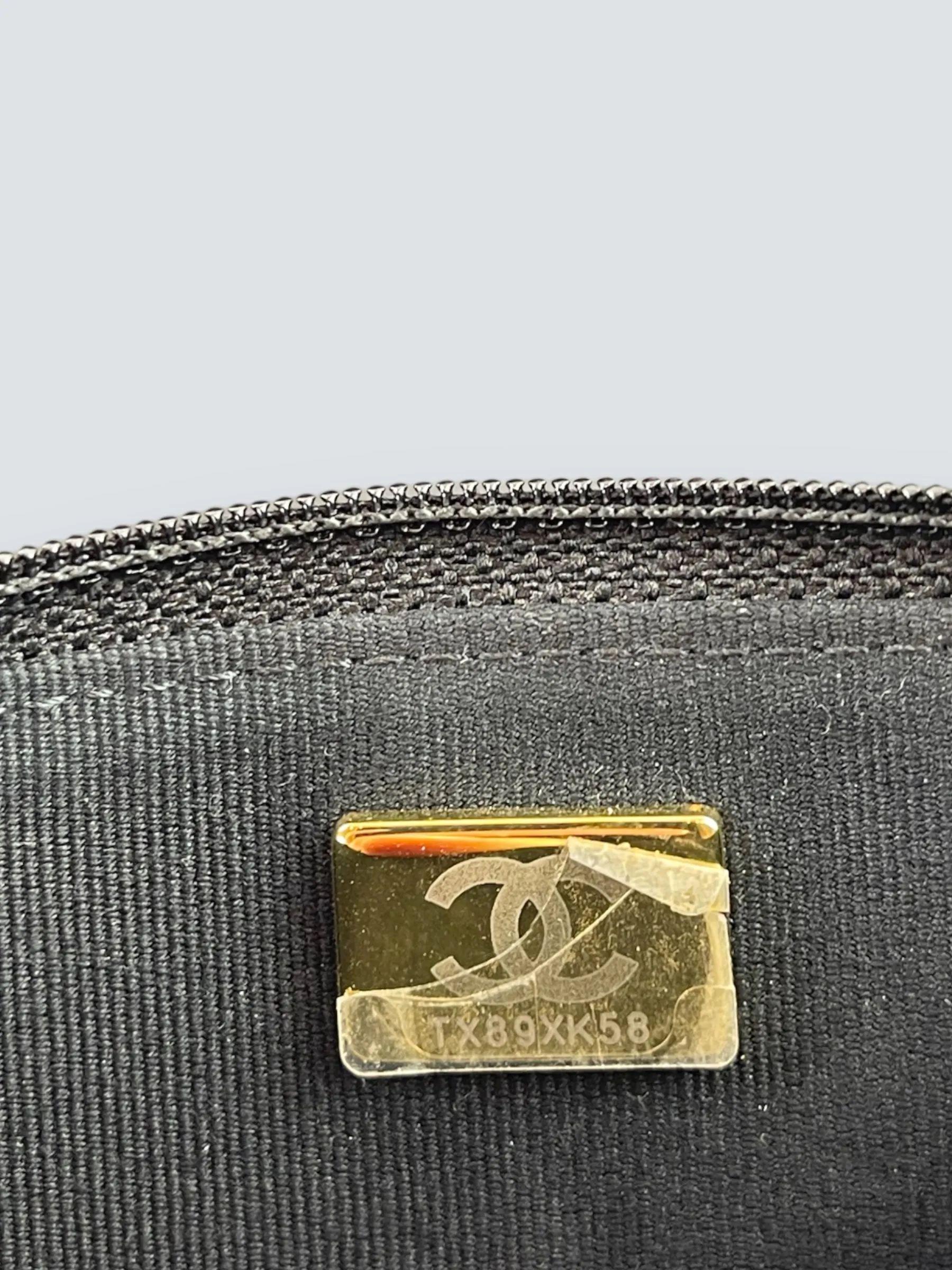 Chanel Black Lambskin Leather Trendy WOC