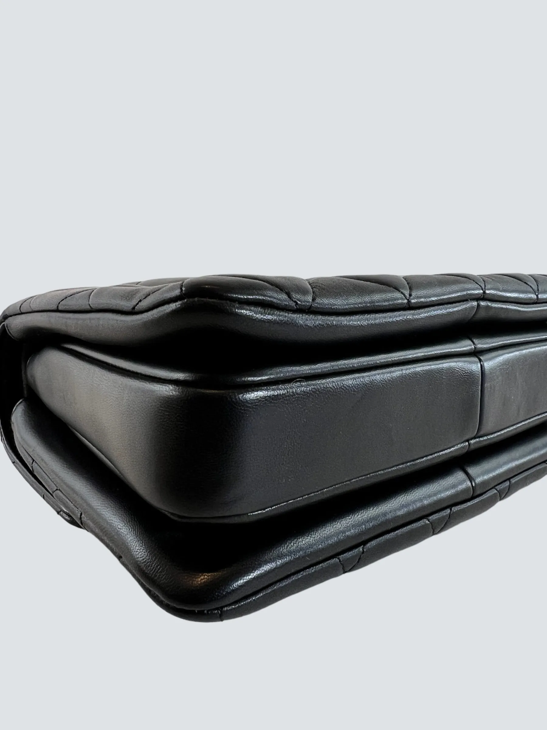 Chanel Black Lambskin Leather Trendy