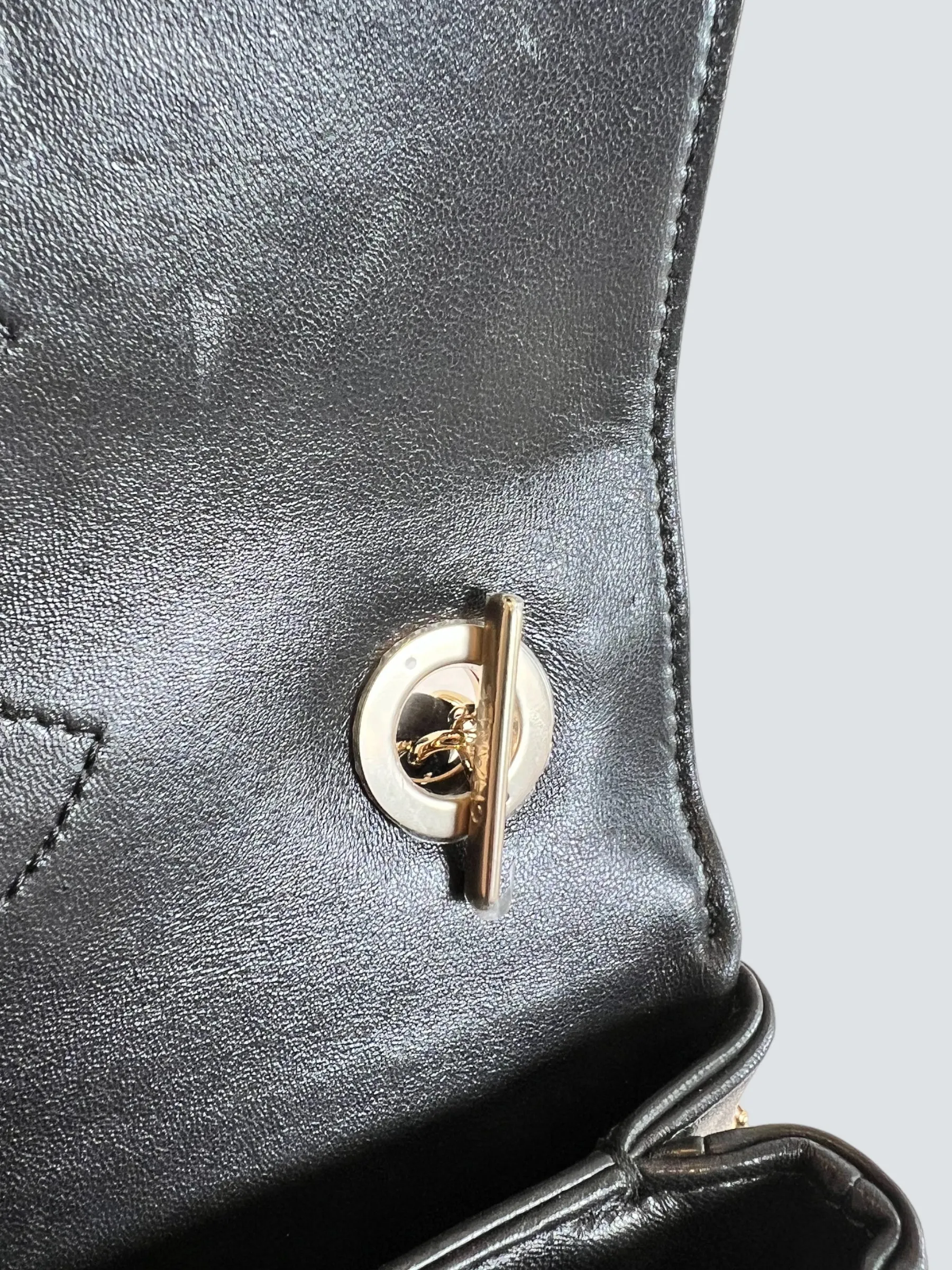 Chanel Black Lambskin Leather Trendy
