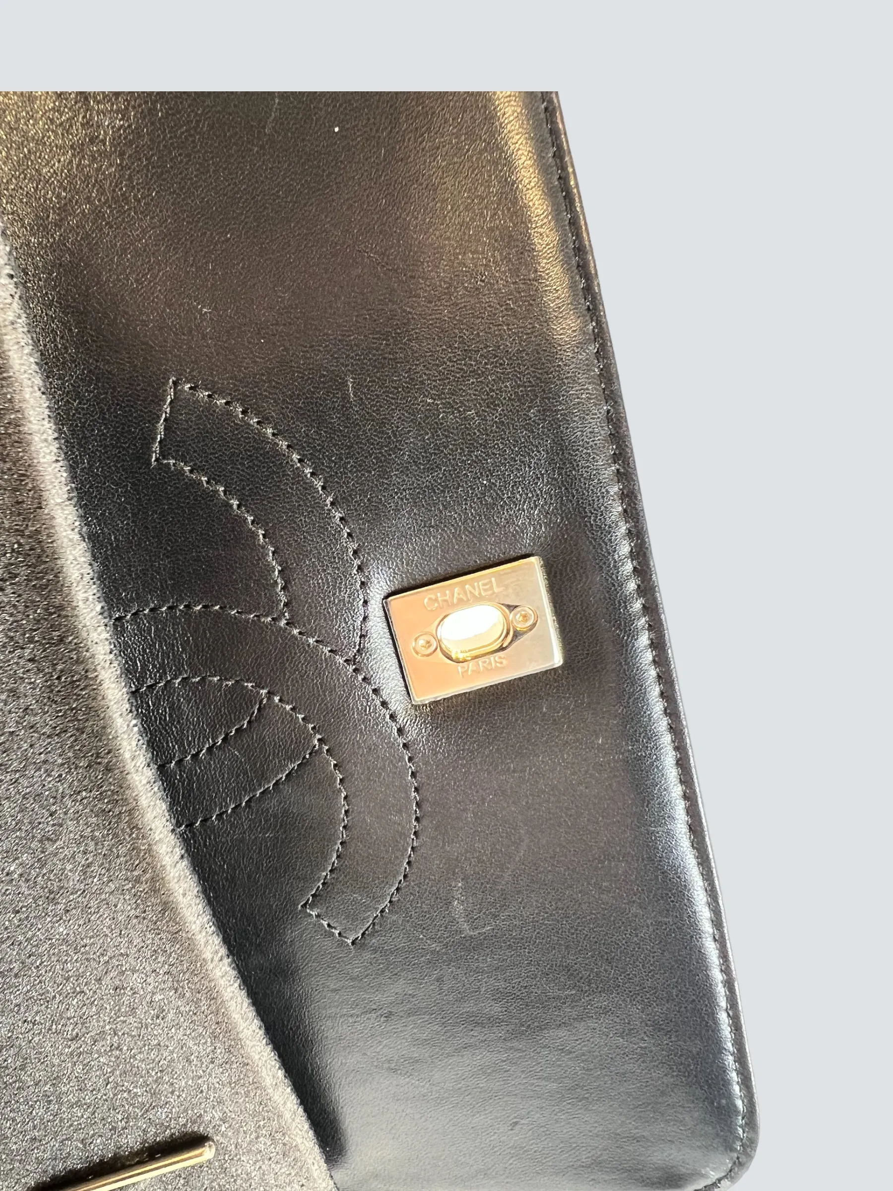 Chanel Black Lambskin Leather Trendy