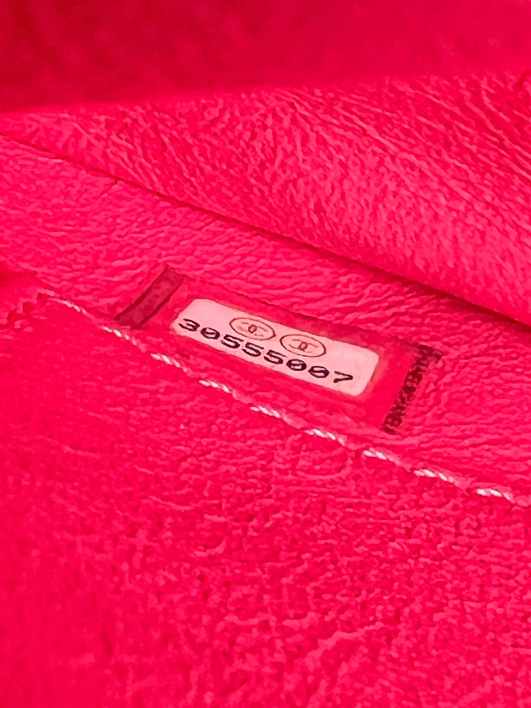 Chanel Pink Lambskin Leather Top Handle Trendy