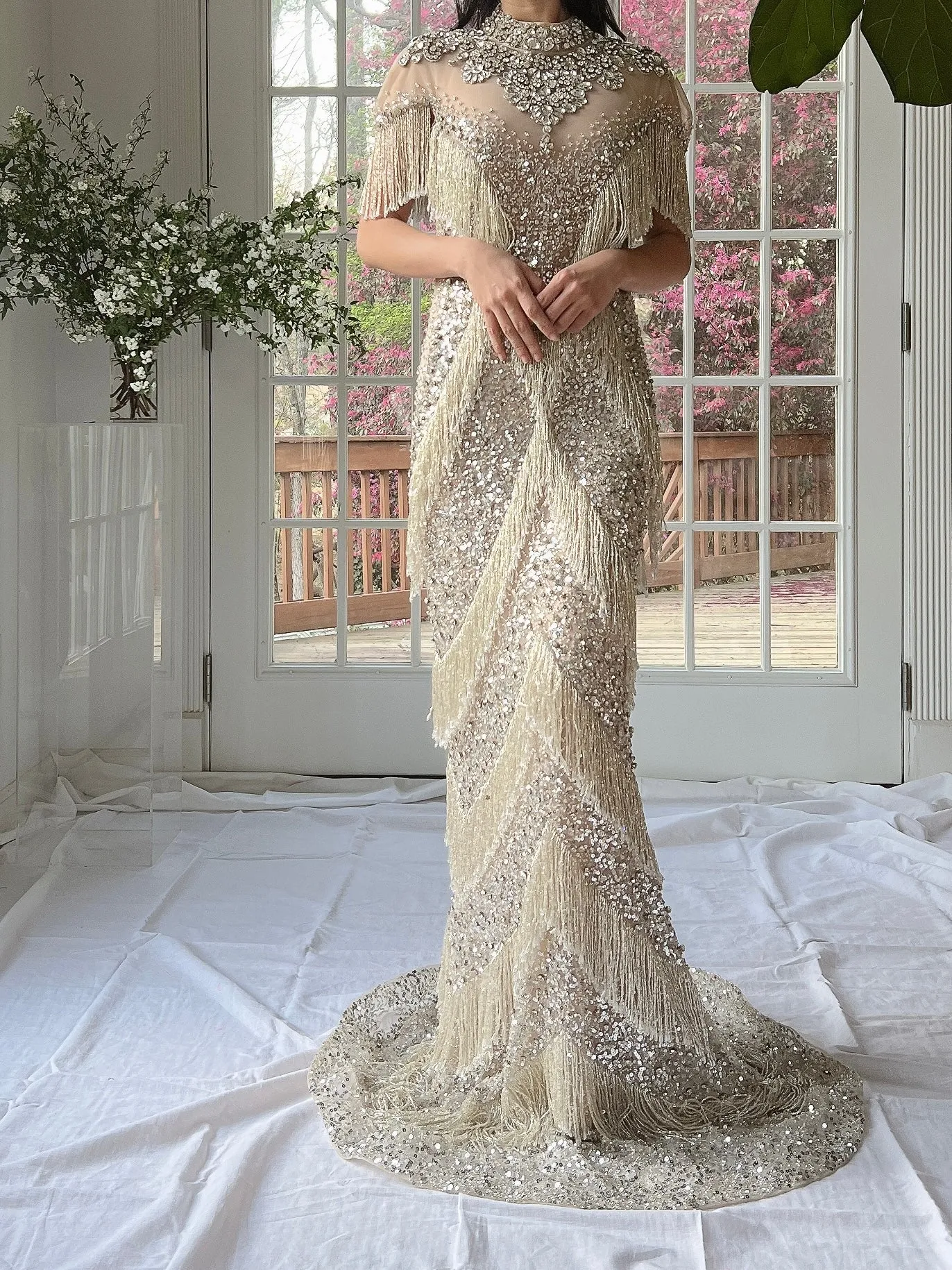 Couture Beaded Tulle Gown - XS/0/2