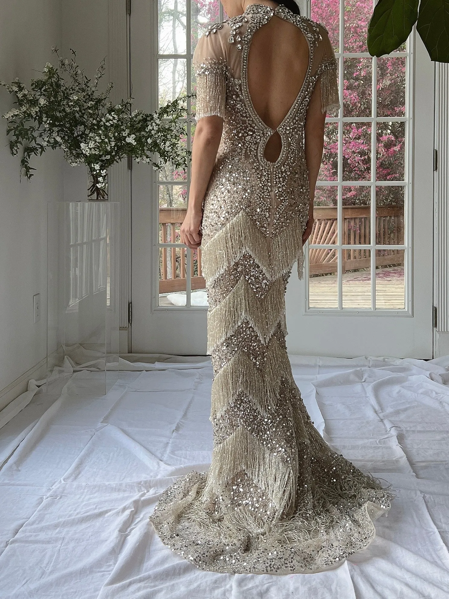 Couture Beaded Tulle Gown - XS/0/2