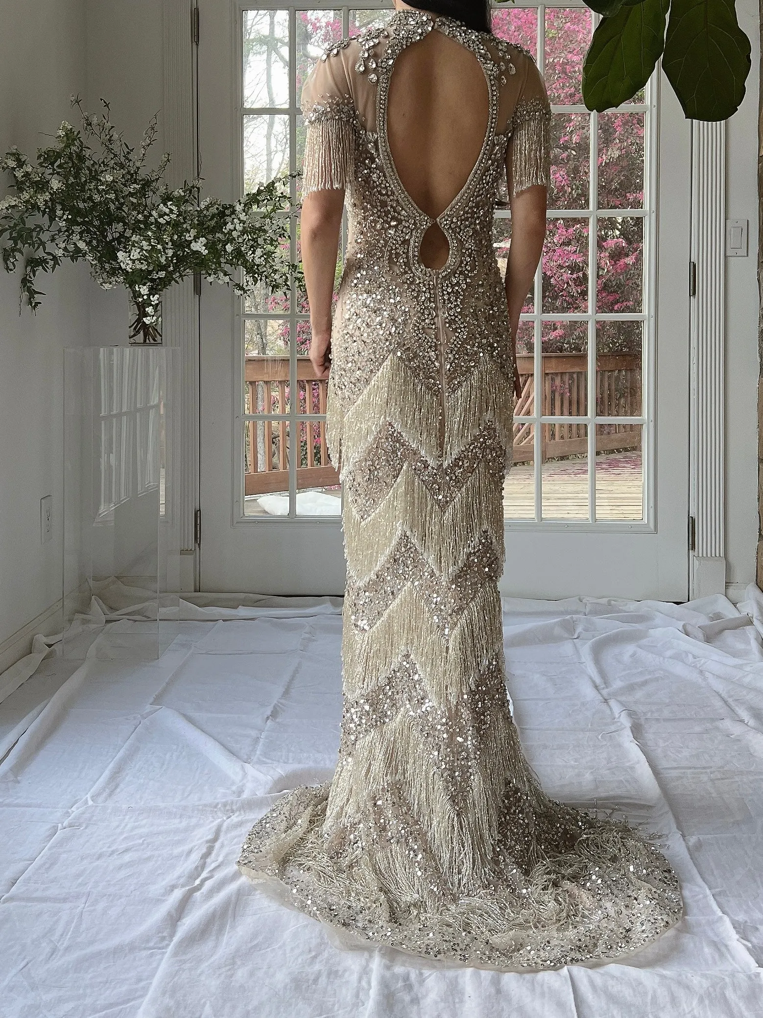 Couture Beaded Tulle Gown - XS/0/2