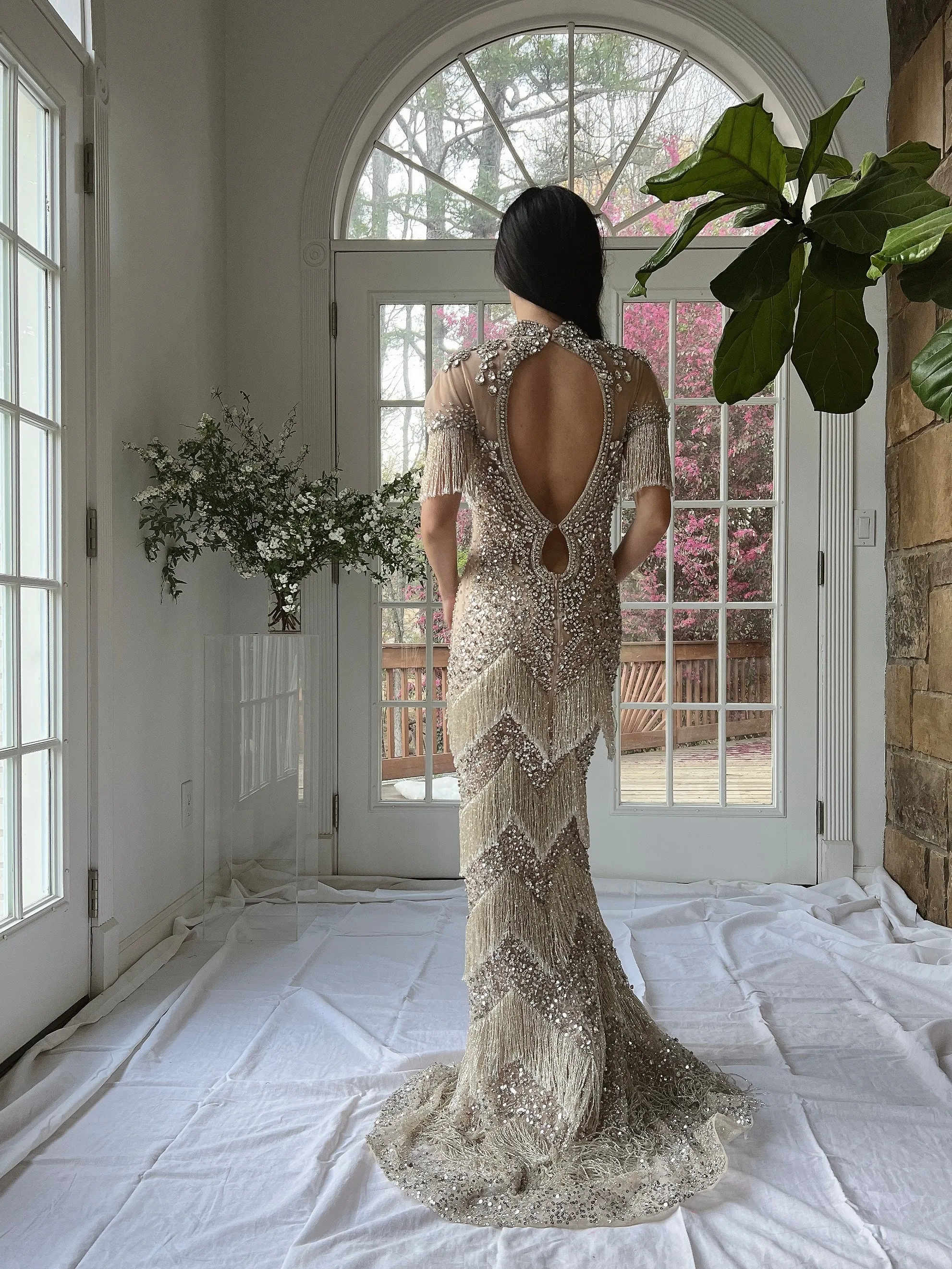 Couture Beaded Tulle Gown - XS/0/2