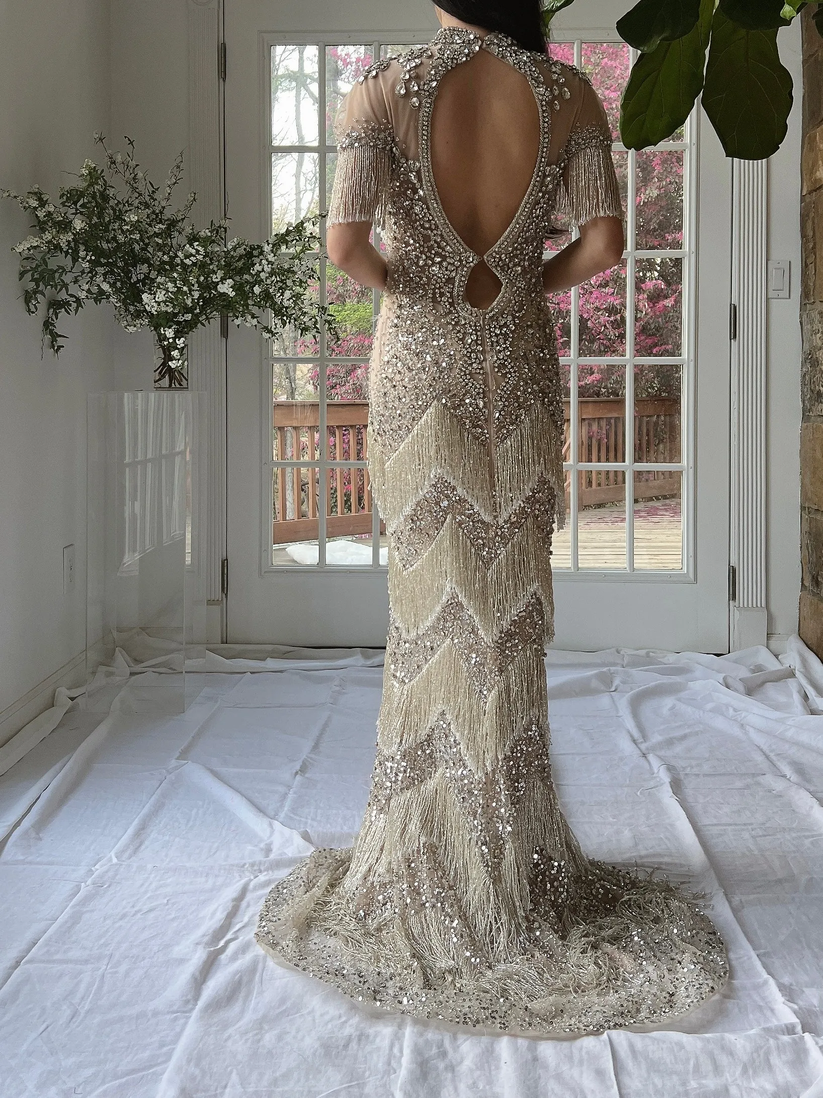 Couture Beaded Tulle Gown - XS/0/2