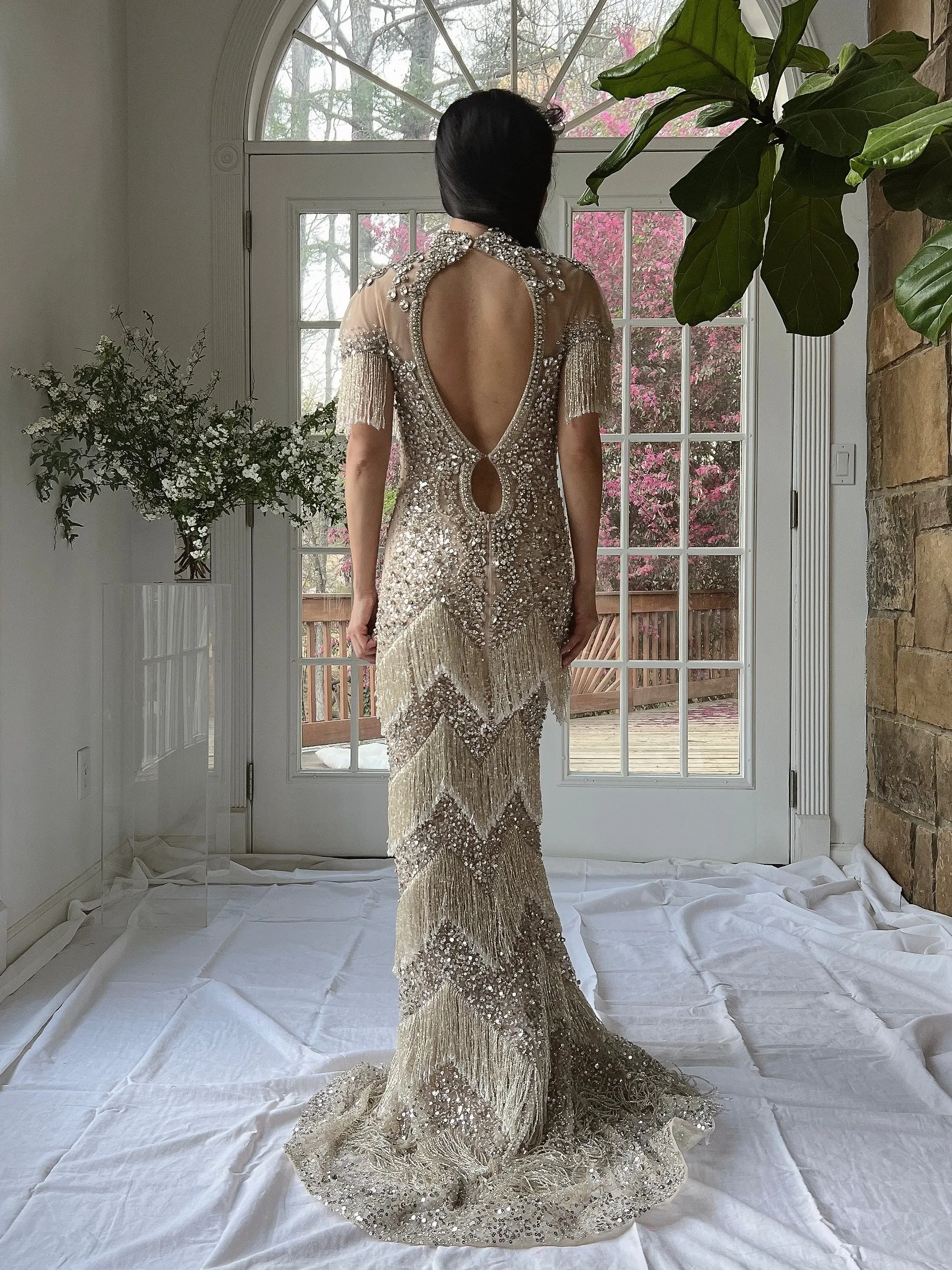 Couture Beaded Tulle Gown - XS/0/2