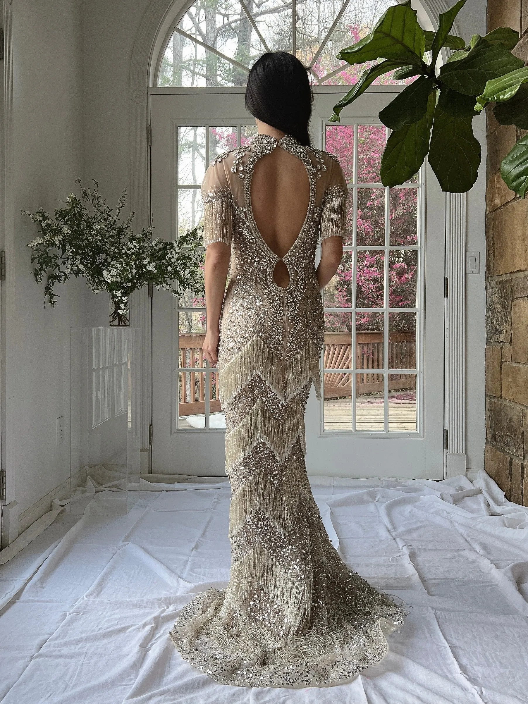 Couture Beaded Tulle Gown - XS/0/2