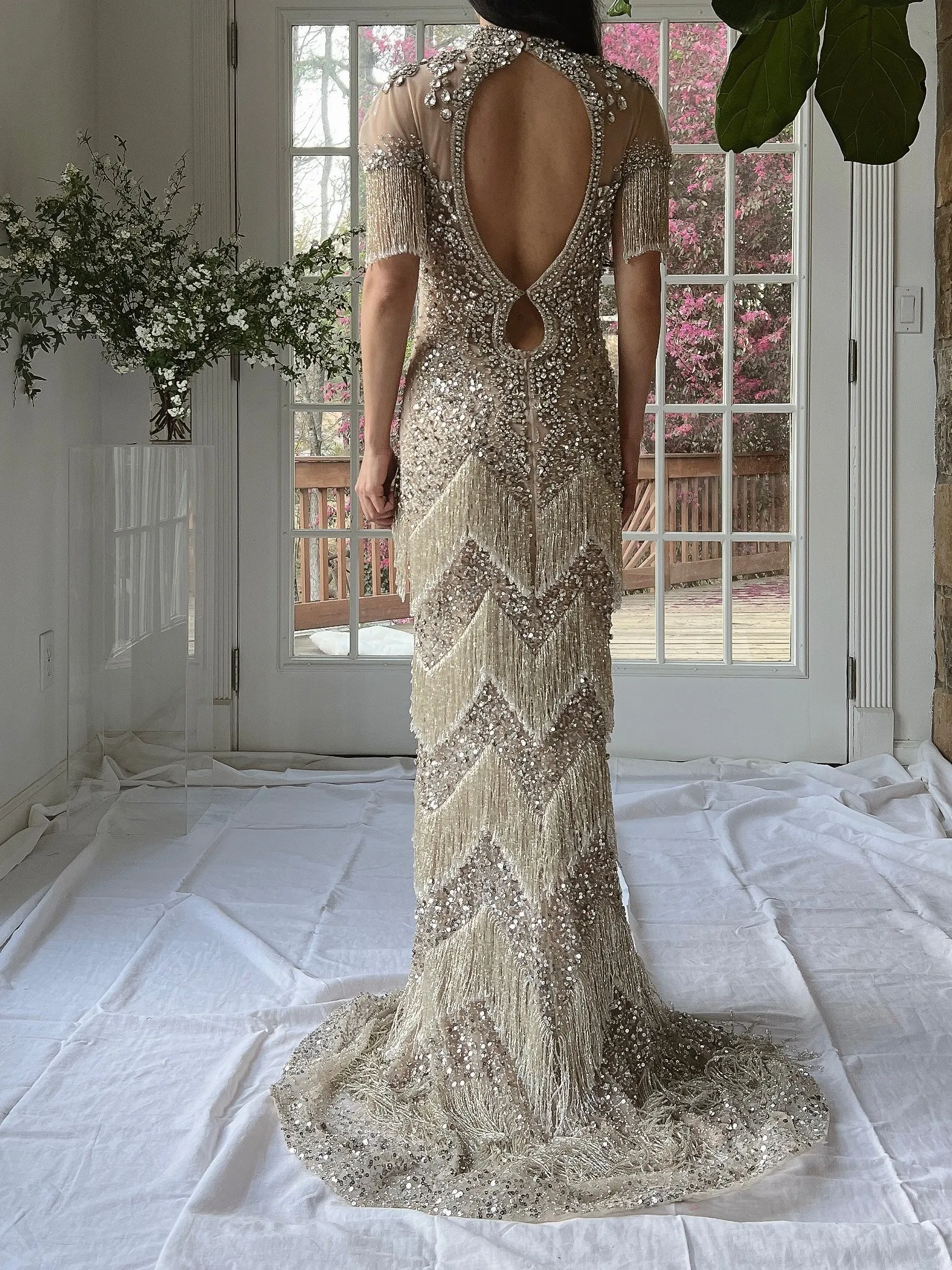 Couture Beaded Tulle Gown - XS/0/2