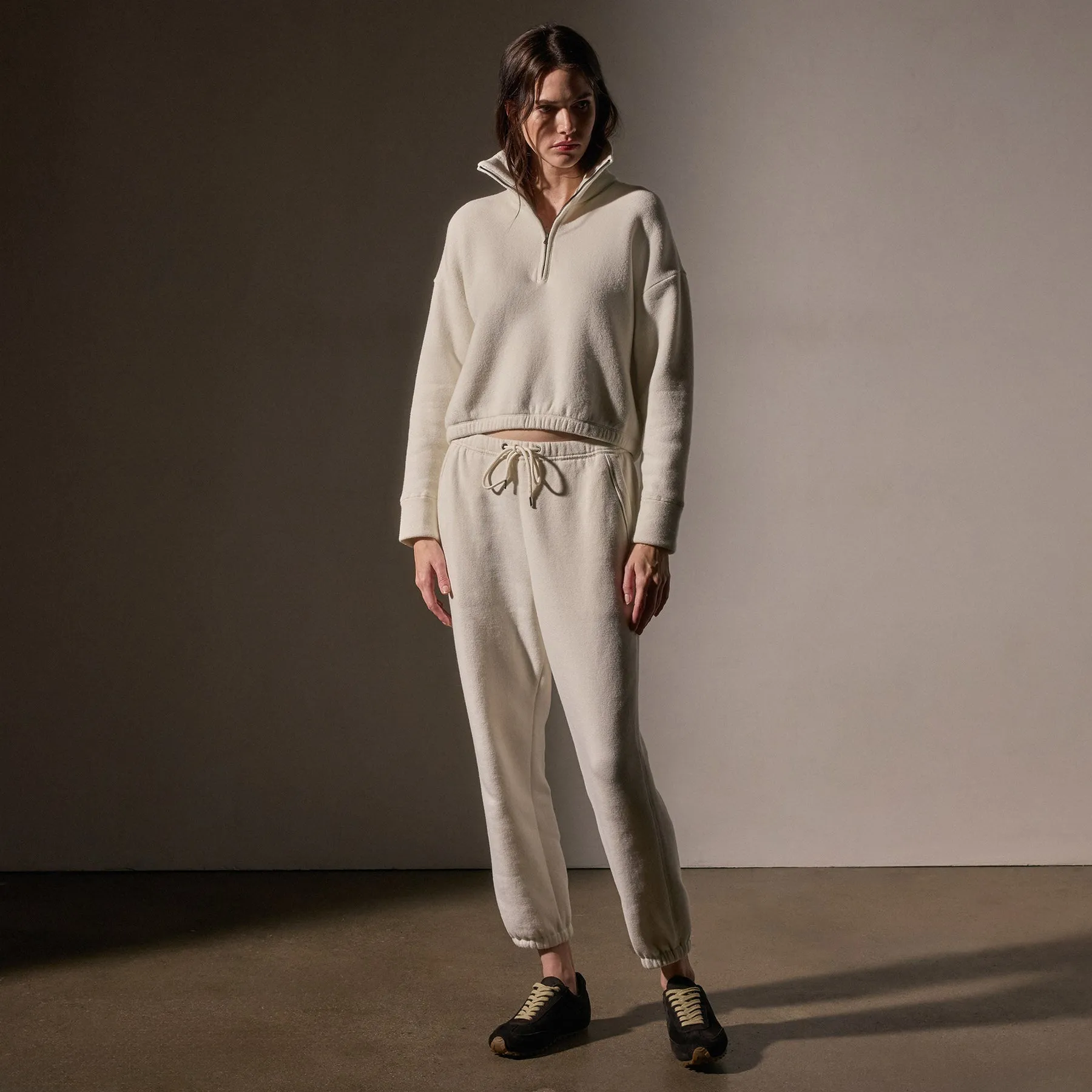 Cozy Half Zip - Ivory