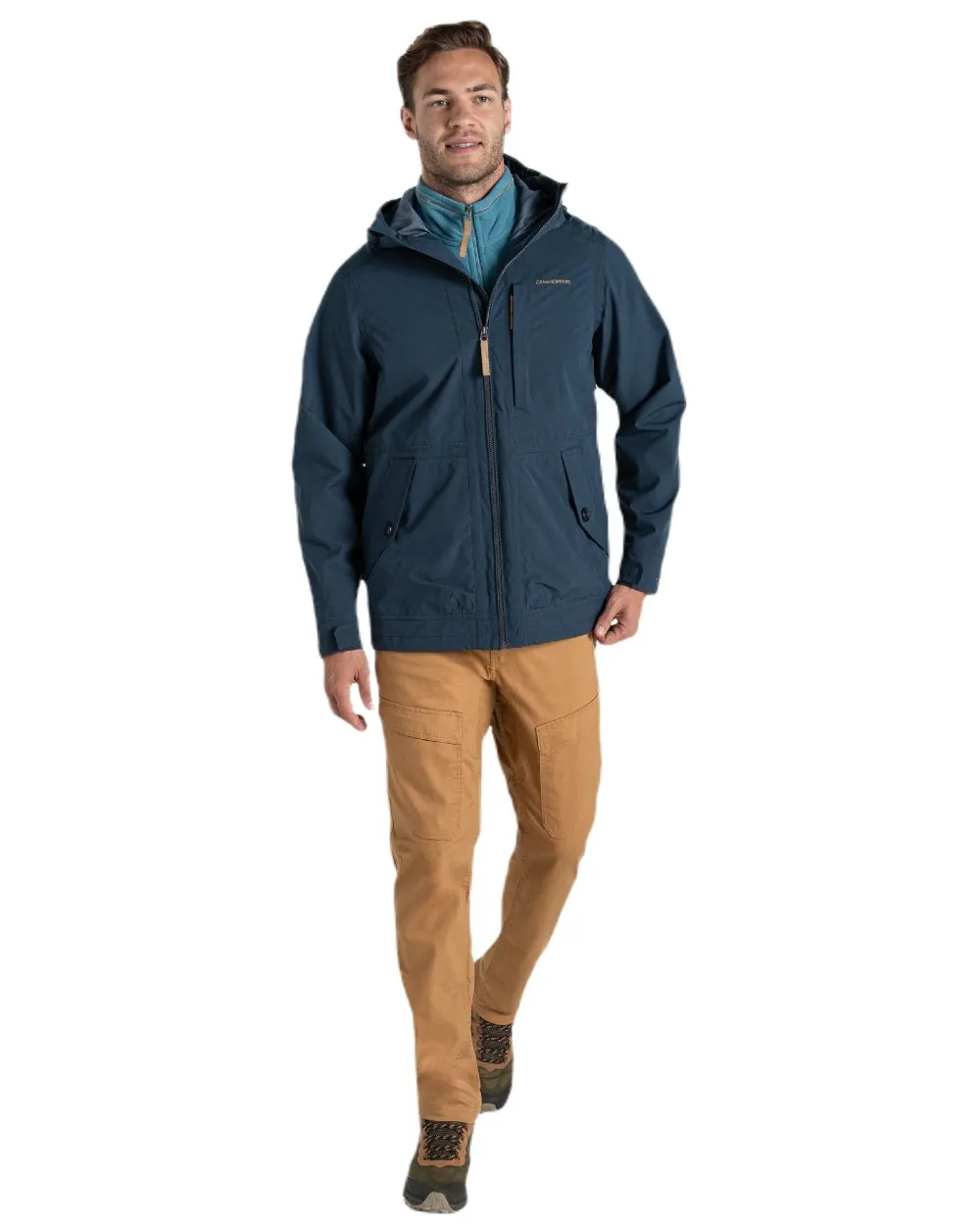 Craghoppers Mens National Trust Fairbrook Waterproof Jacket