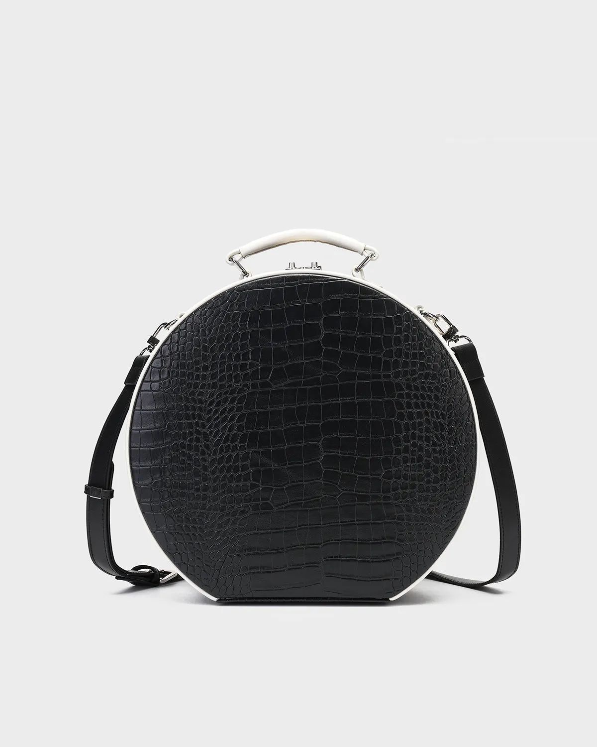 Croc Orb Bag in Black