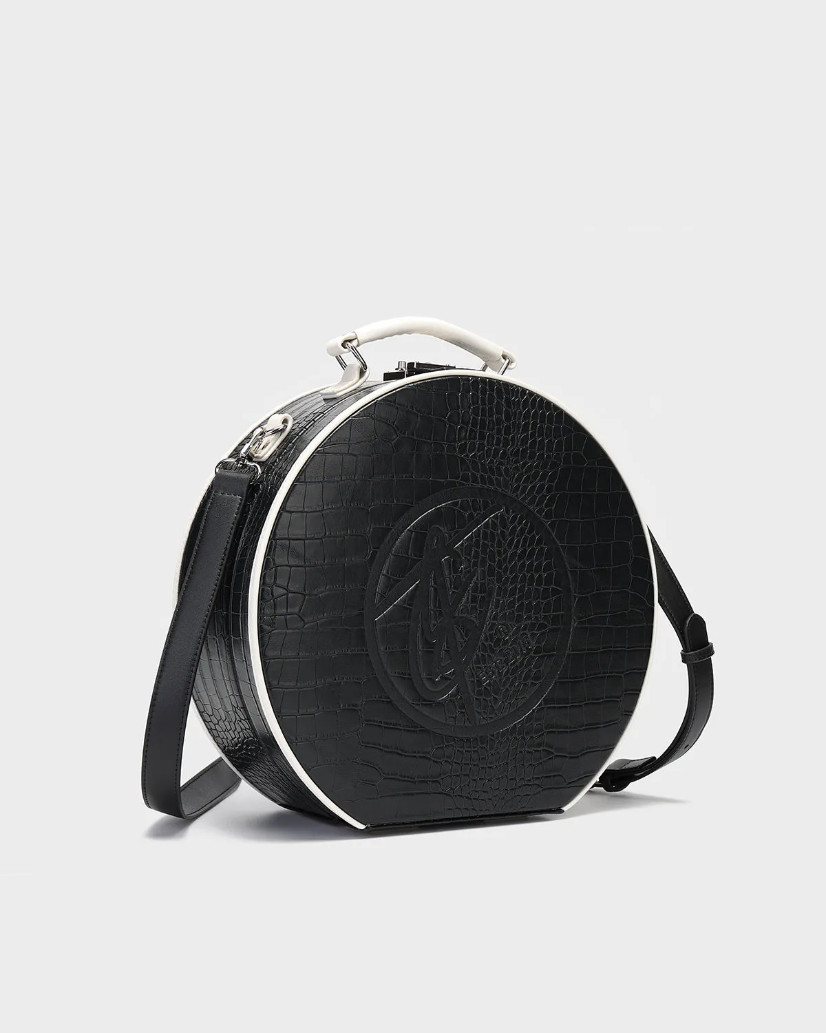 Croc Orb Bag in Black