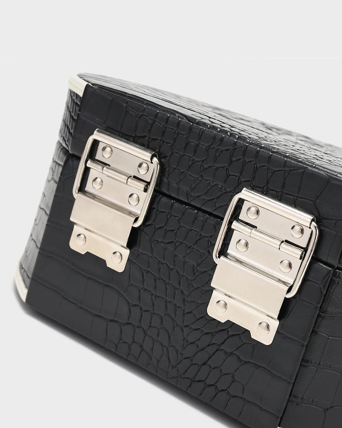 Croc Orb Bag in Black