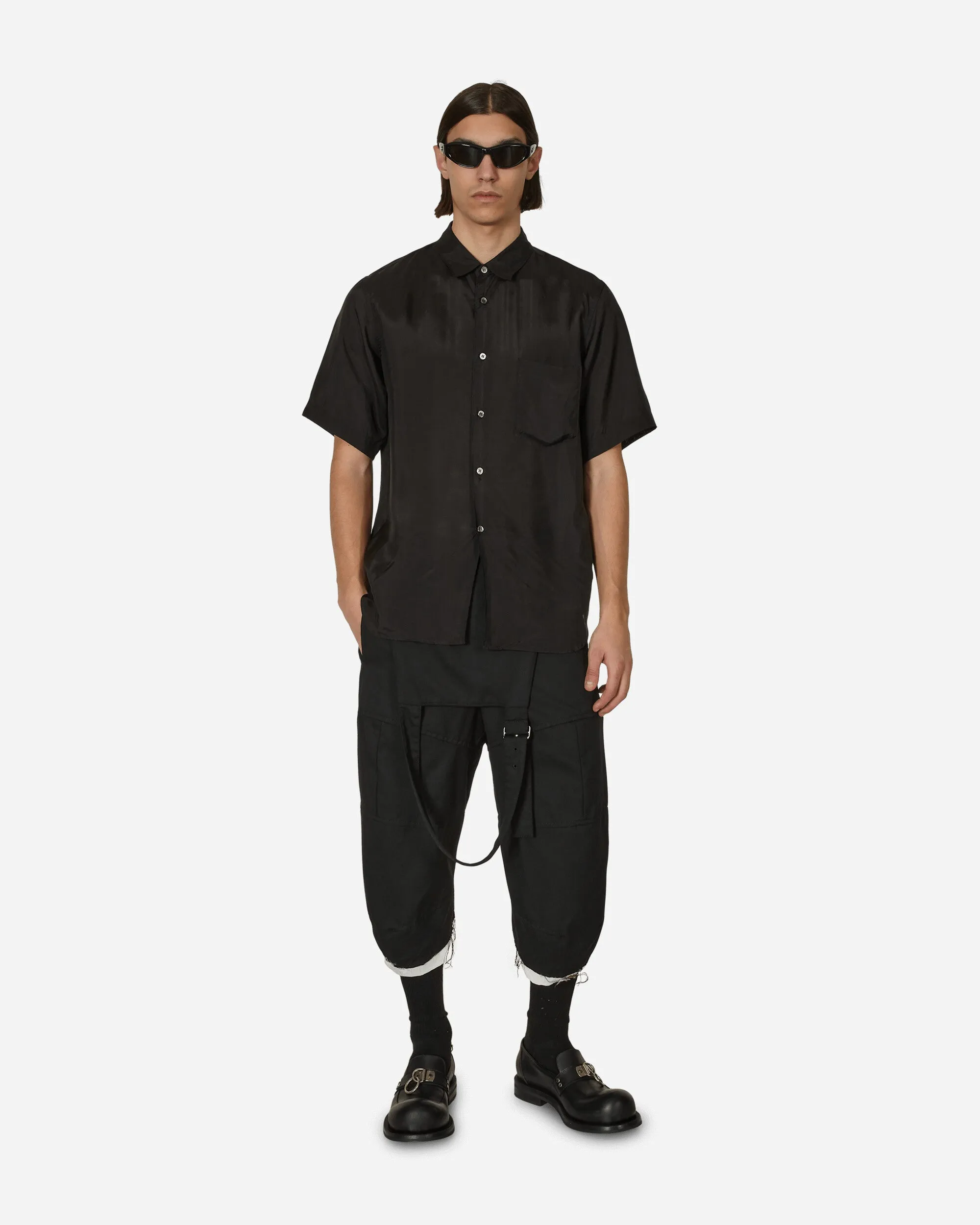Cupro Shortsleeve Shirt Black