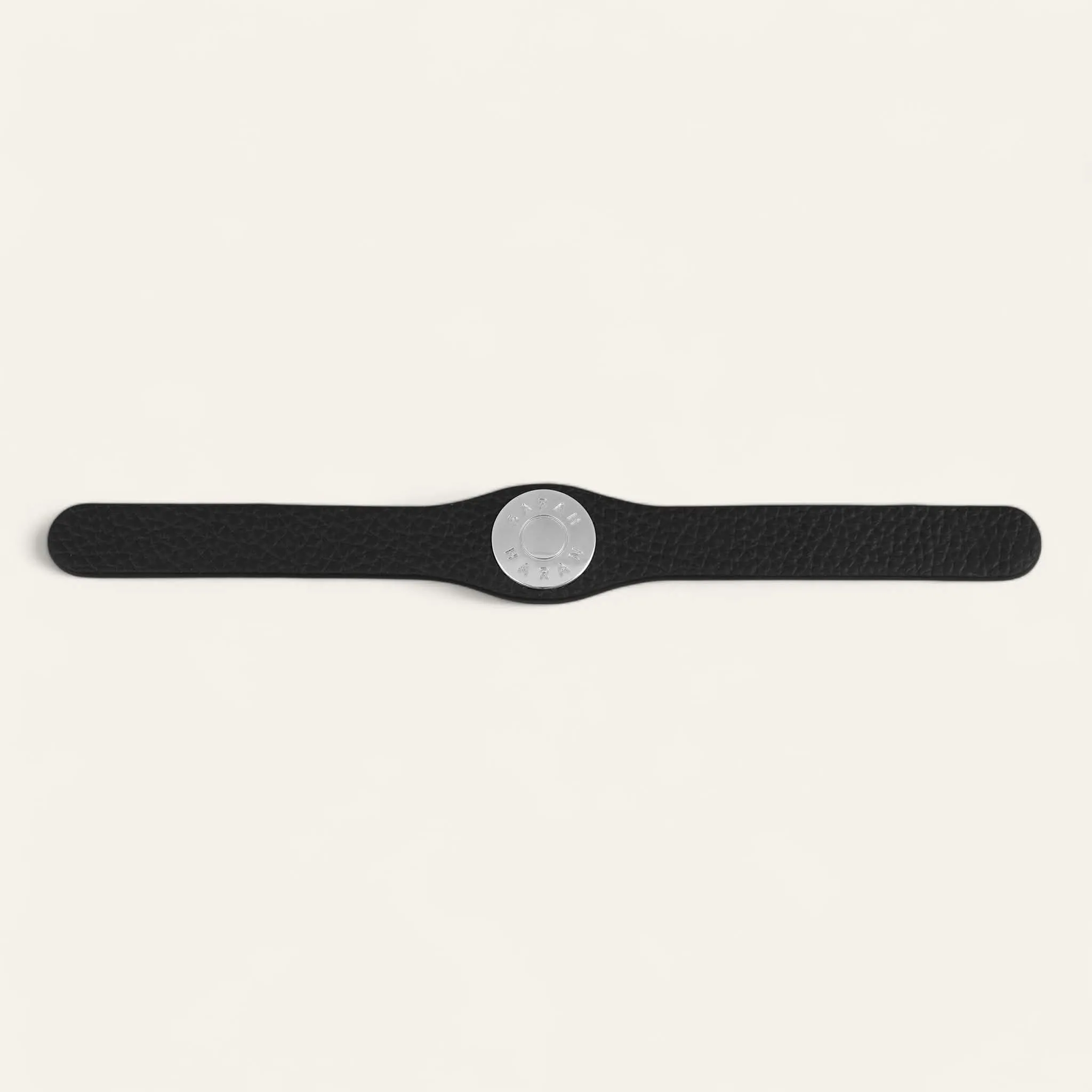 Deco Logo | Black with Silver hardware