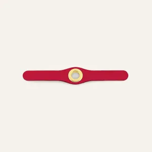 Deco Mini | Pillarbox Red with Gold hardware