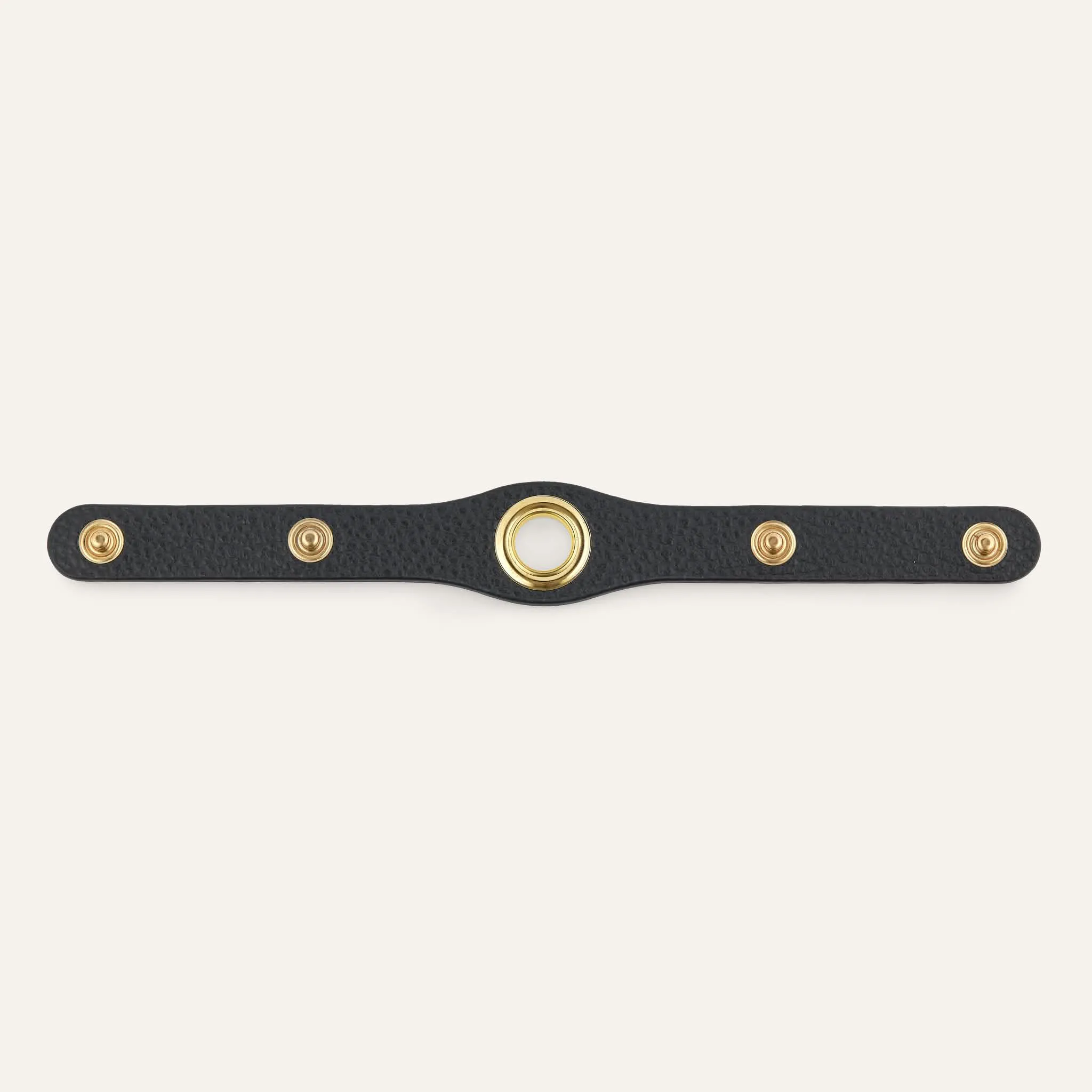 Deco Stud | Leopard Cream with Gold hardware