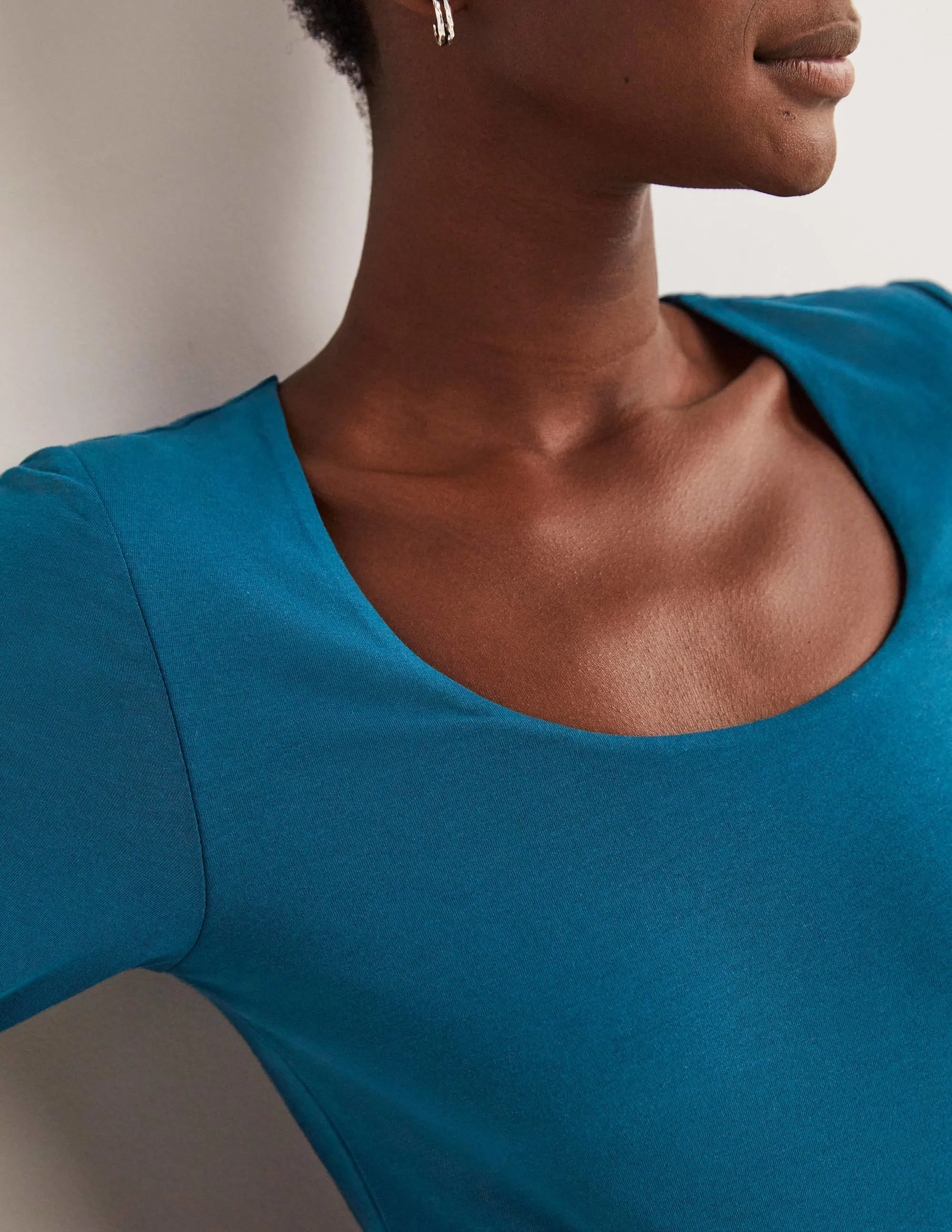 Double Layer Front Top-Baltic Blue