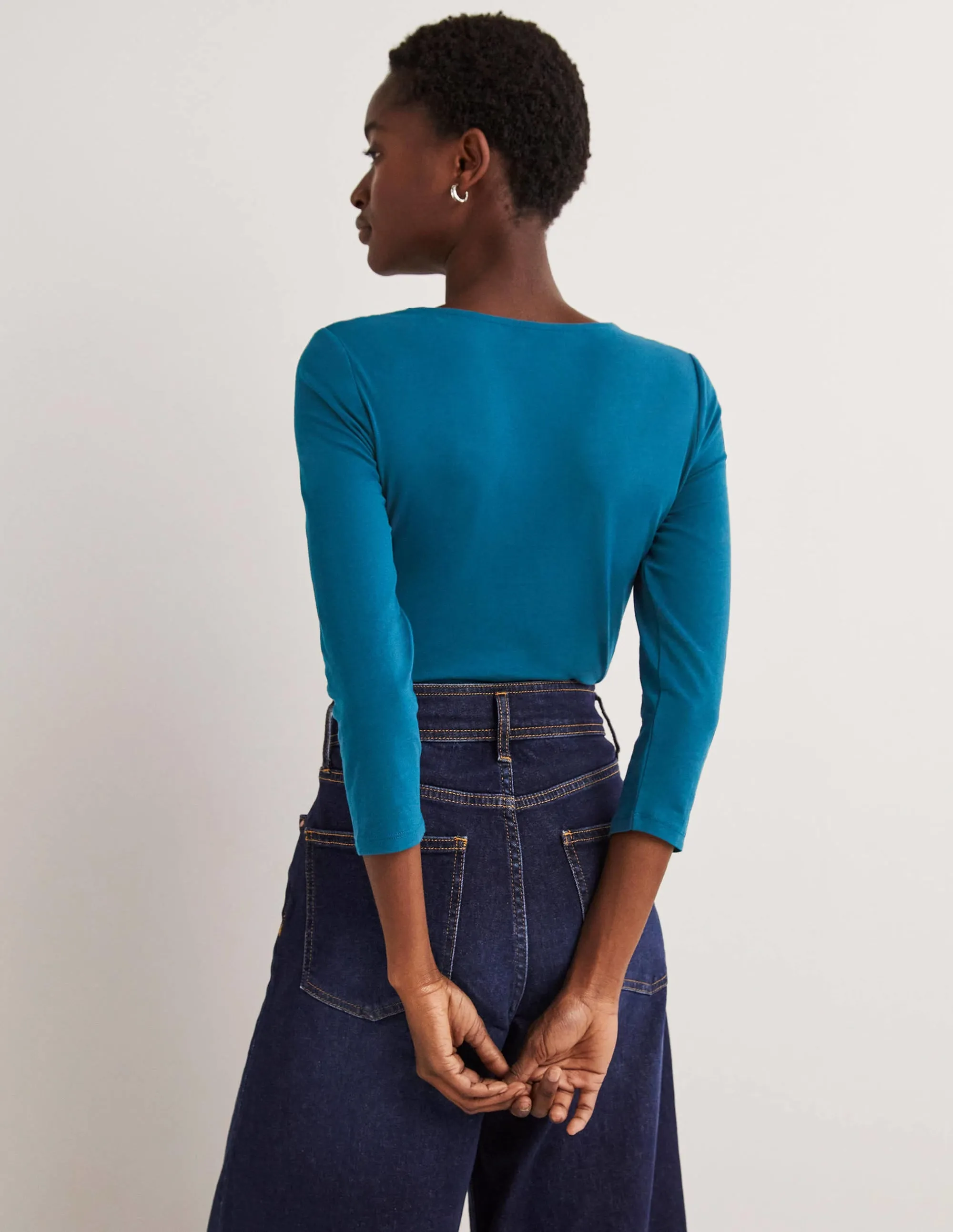 Double Layer Front Top-Baltic Blue