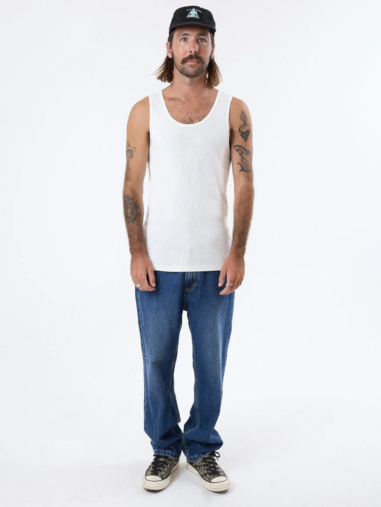 Endless Rib Tank - Dirty White