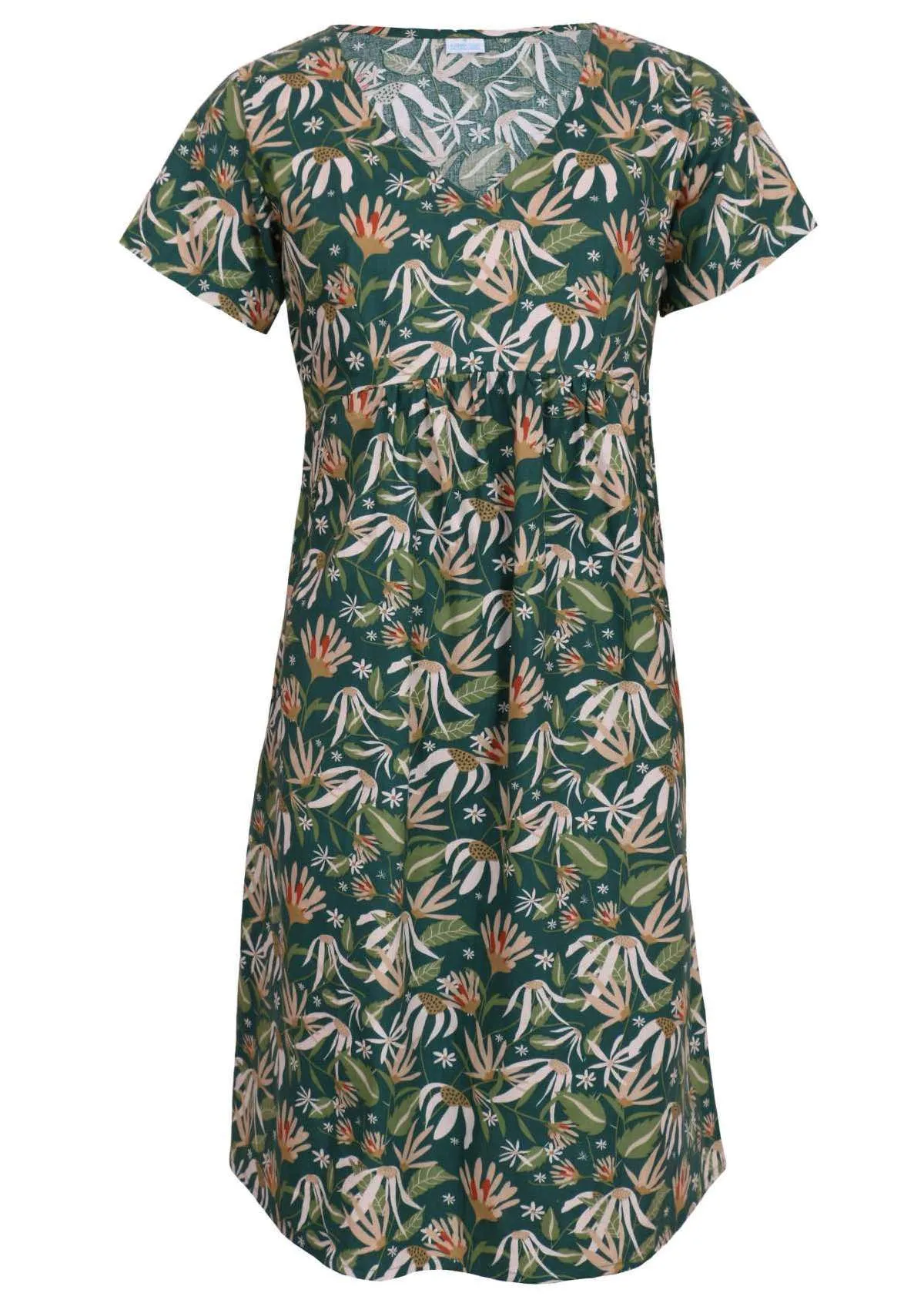 Etta Dress Flannel Flower