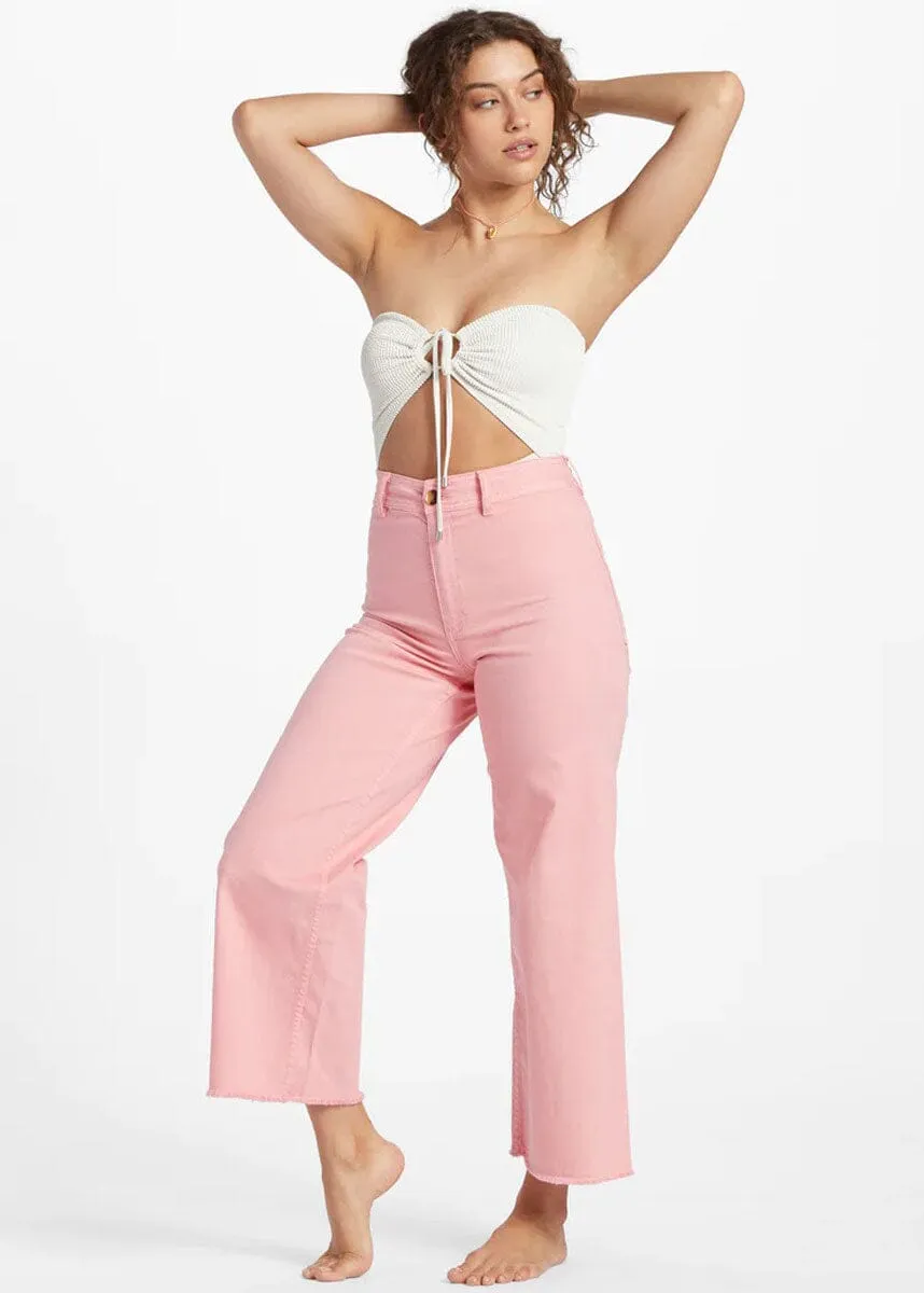 Free Fall High-Waist Pants - Flamingo