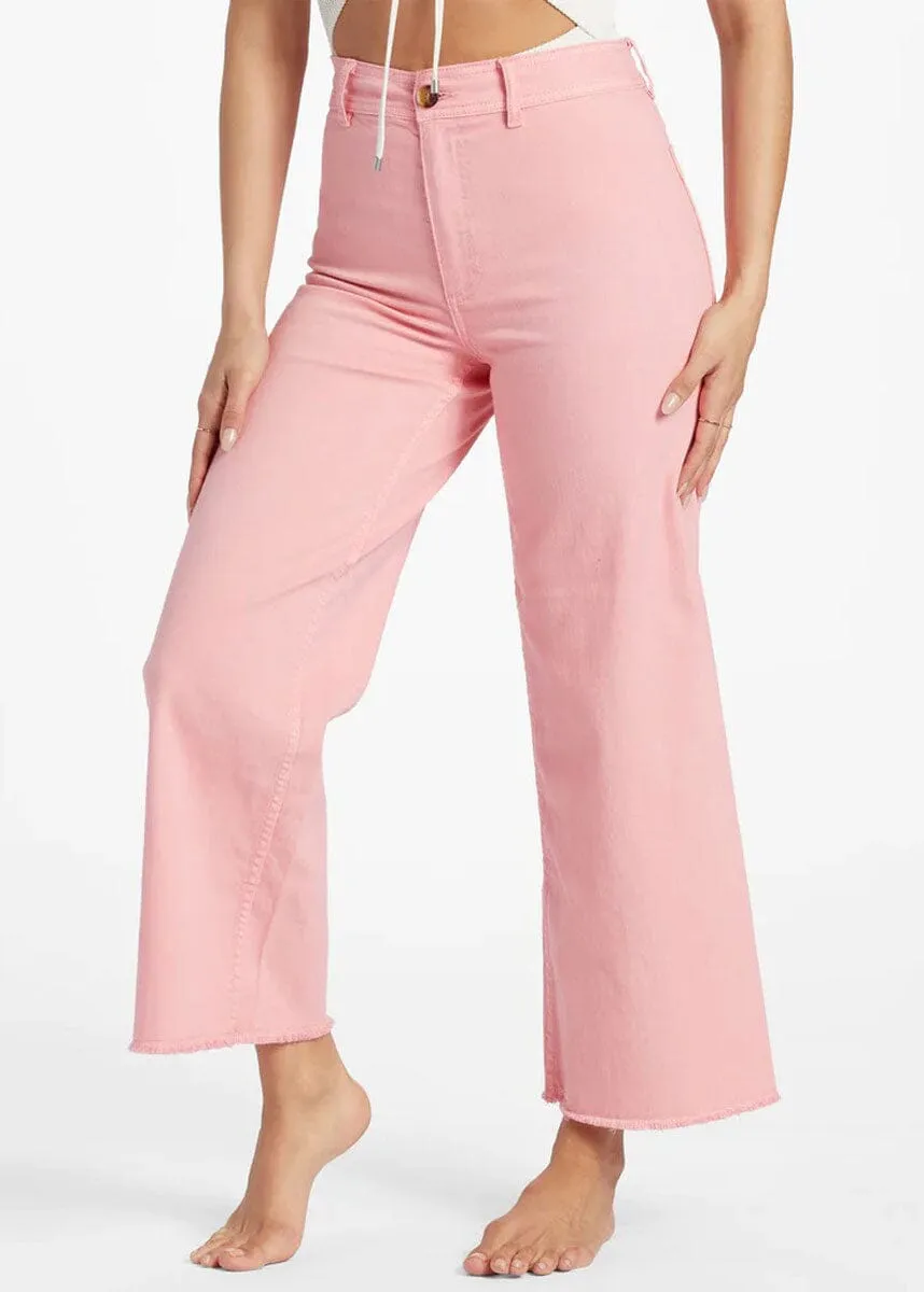 Free Fall High-Waist Pants - Flamingo