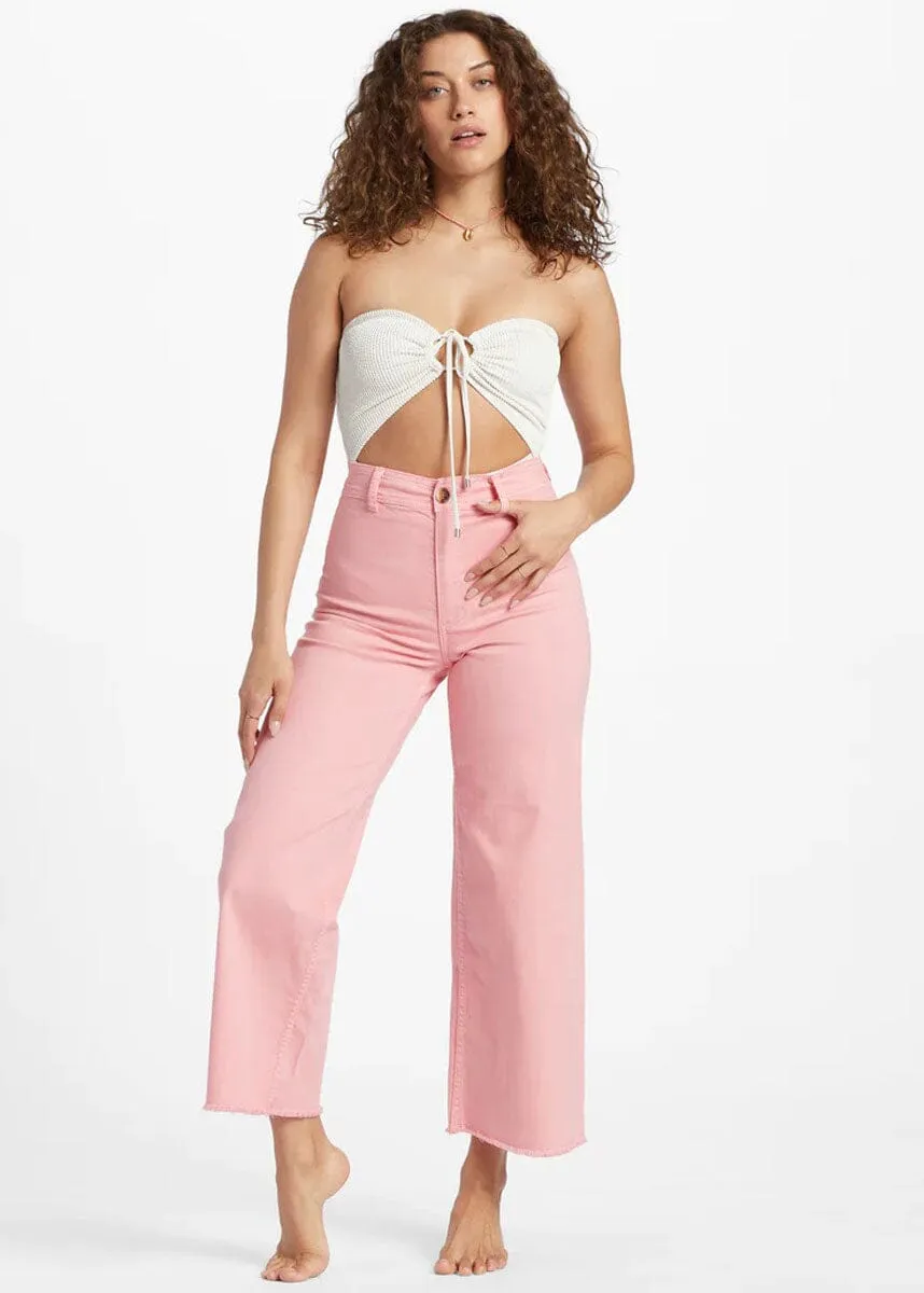 Free Fall High-Waist Pants - Flamingo